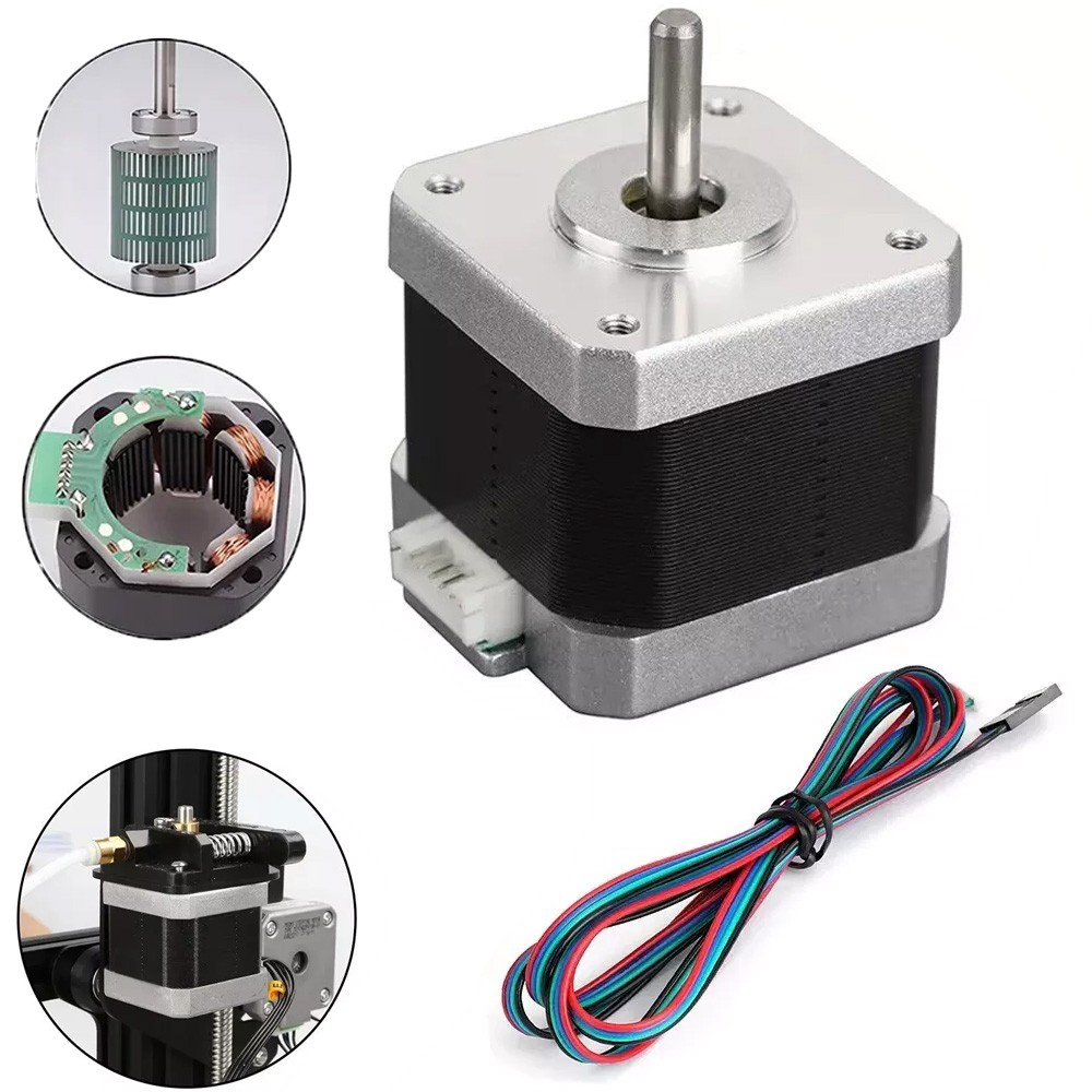 【US】Nema 17 42 Stepper Motor 0.28Nm/0.42Nm/0.56Nm 4-lead for 3D Print/CNC Router