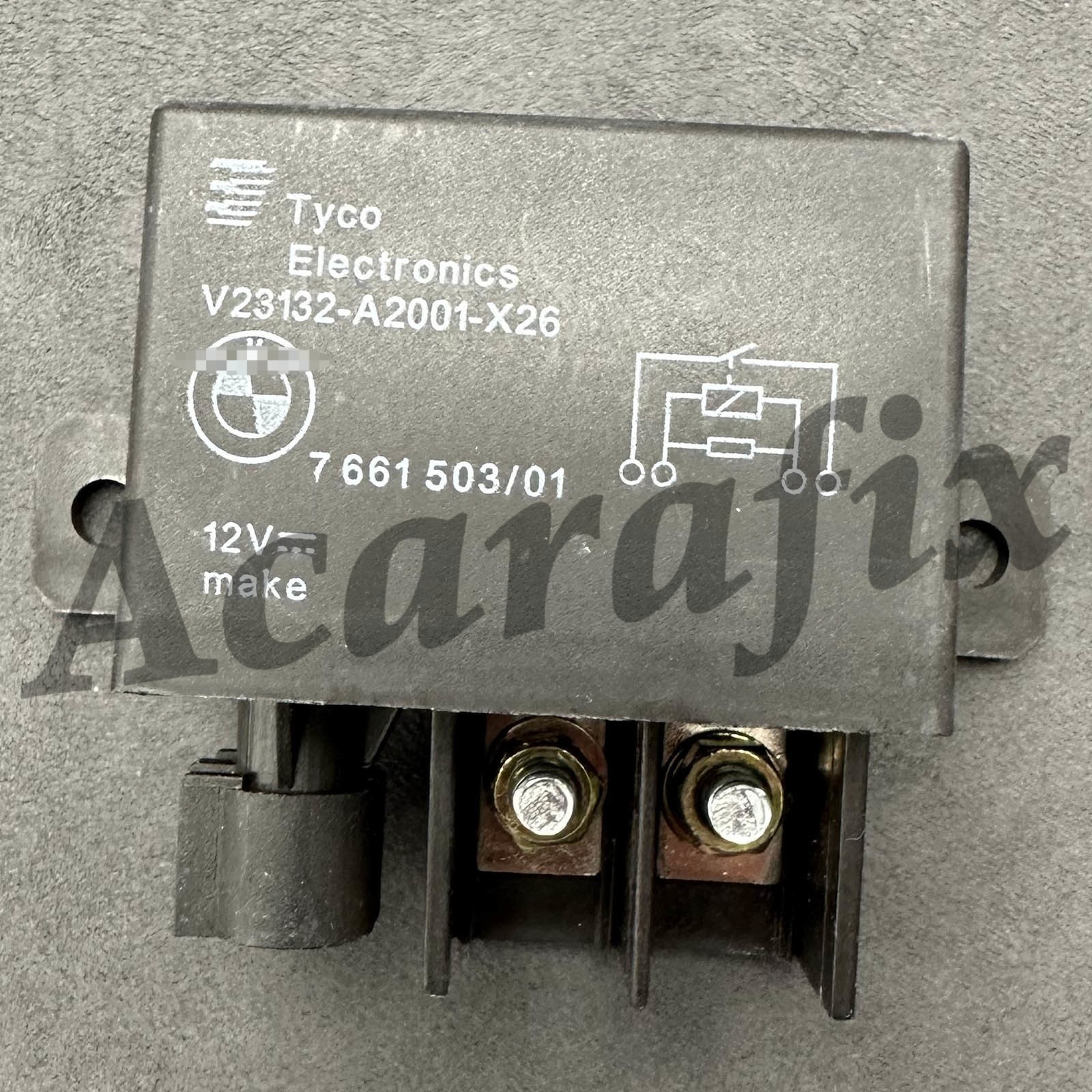 Brand New 12VDC DC Relay With Cable V23132-A2001-X26 for BMW