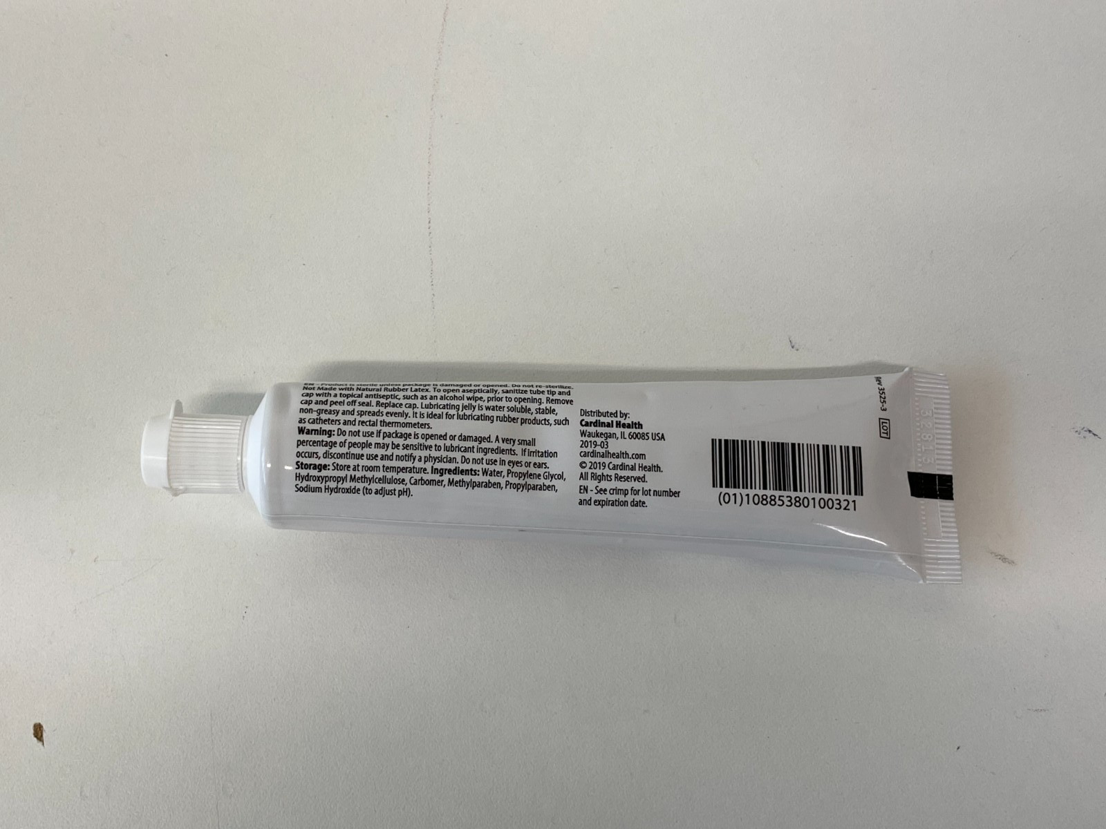 Lot of 6 CARDINAL HEALTH Lubricating Jelly LJ33121 Exp.2029-06/2029-11 (Y26)