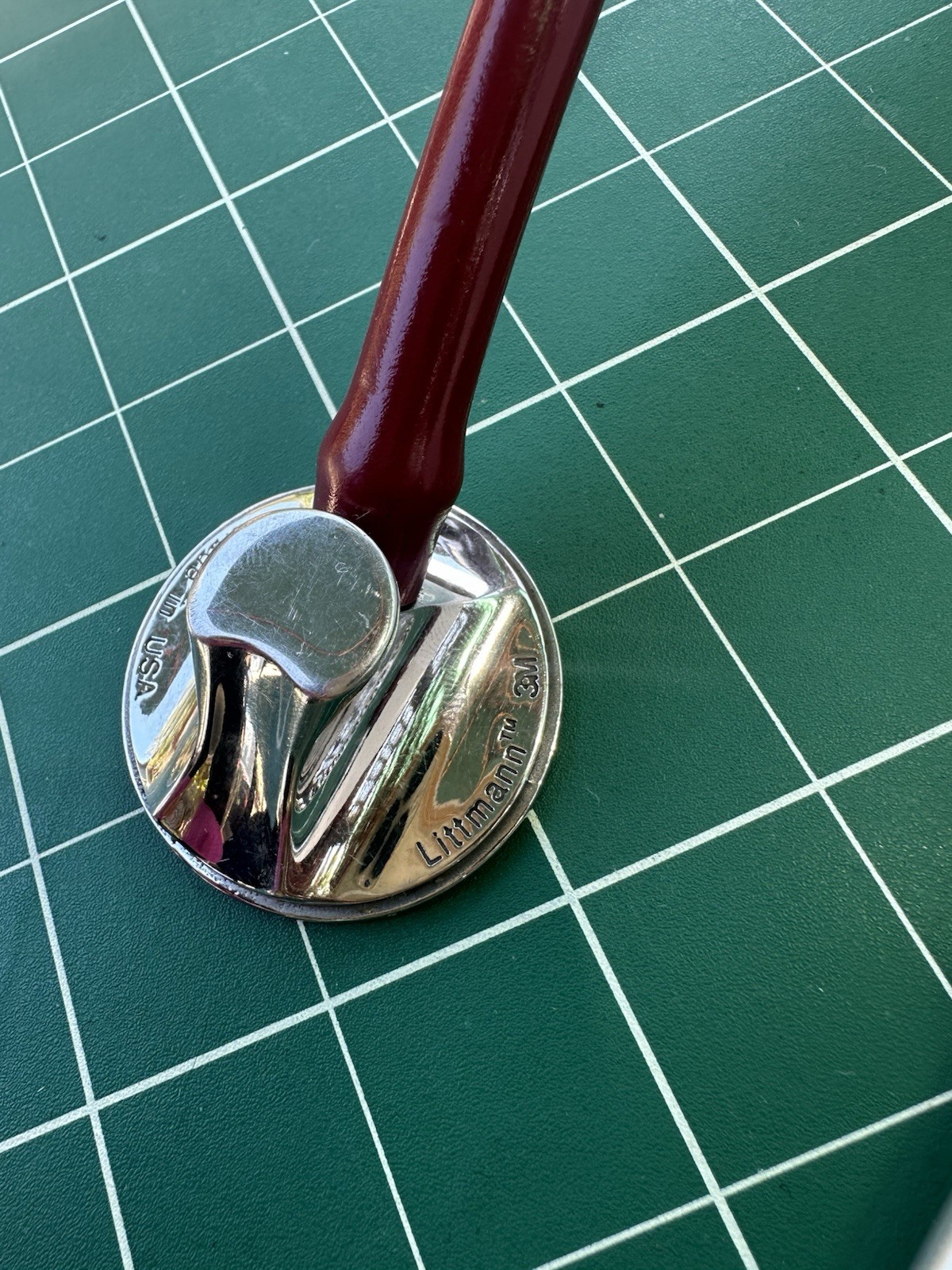 3M Littmann Master Cardiology Stethoscope Stainless -Need Diaphragm Lid Replc