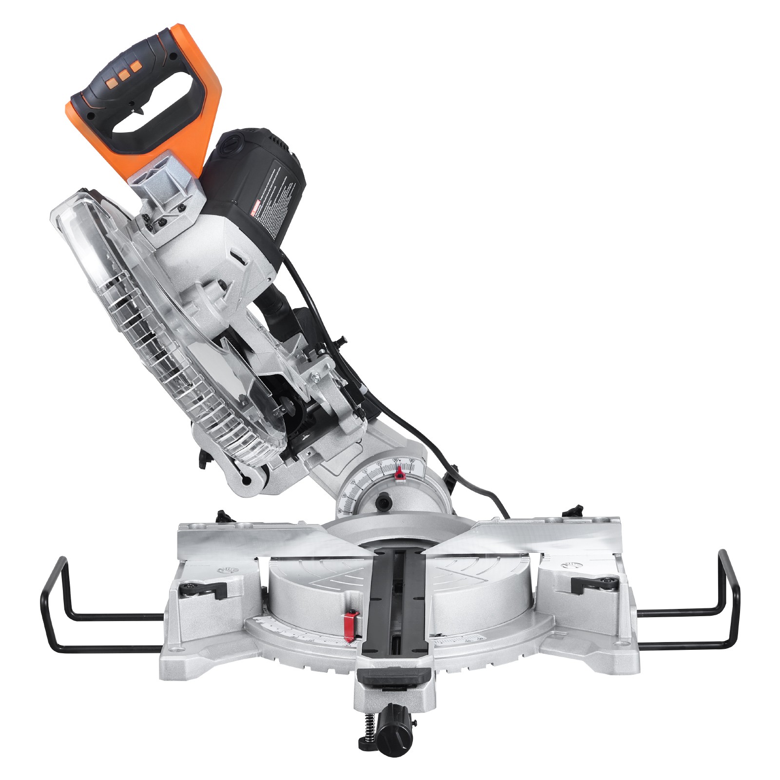 VEVOR Sliding Compound Miter Saw 12-In Blade 15 Amp Motor Corded Bevel 60-Tooth