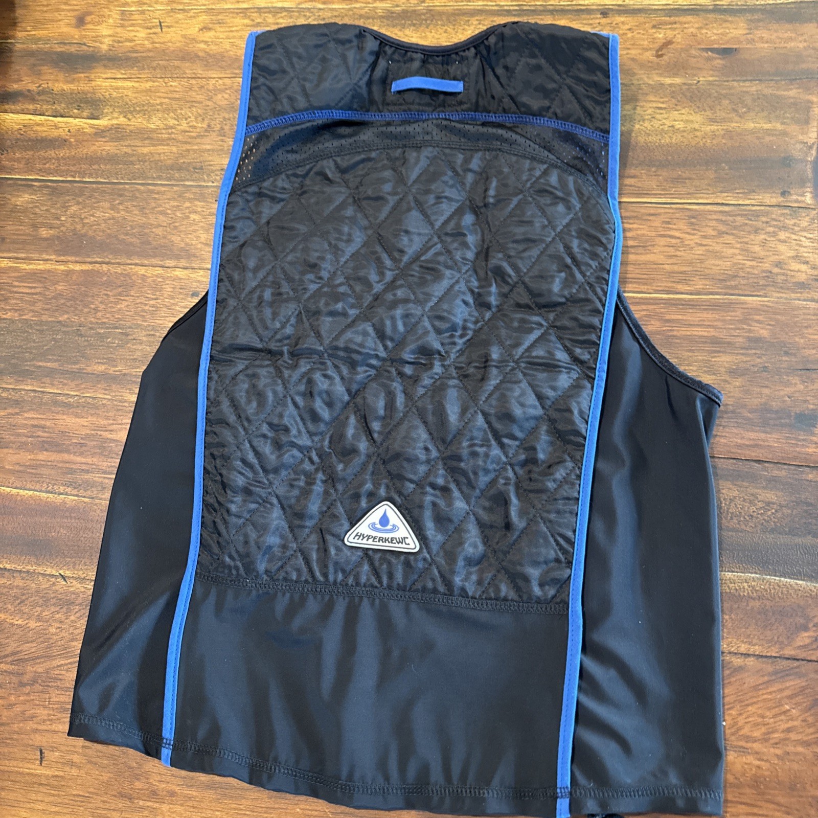 Techniche International Hyperkewl Cooling Vest Size Large Black W Blue Interior