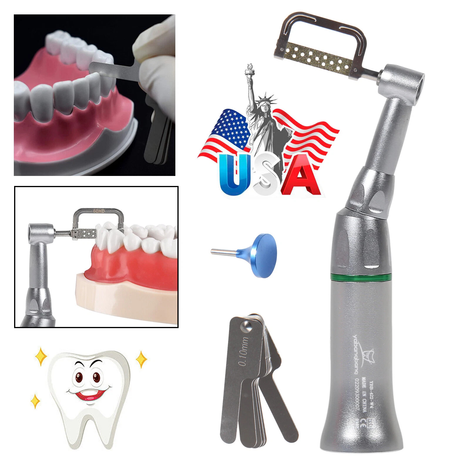 10:1 reduction 90º Reciprocating Rotate Contra Angle Endodontic Motor CICADA