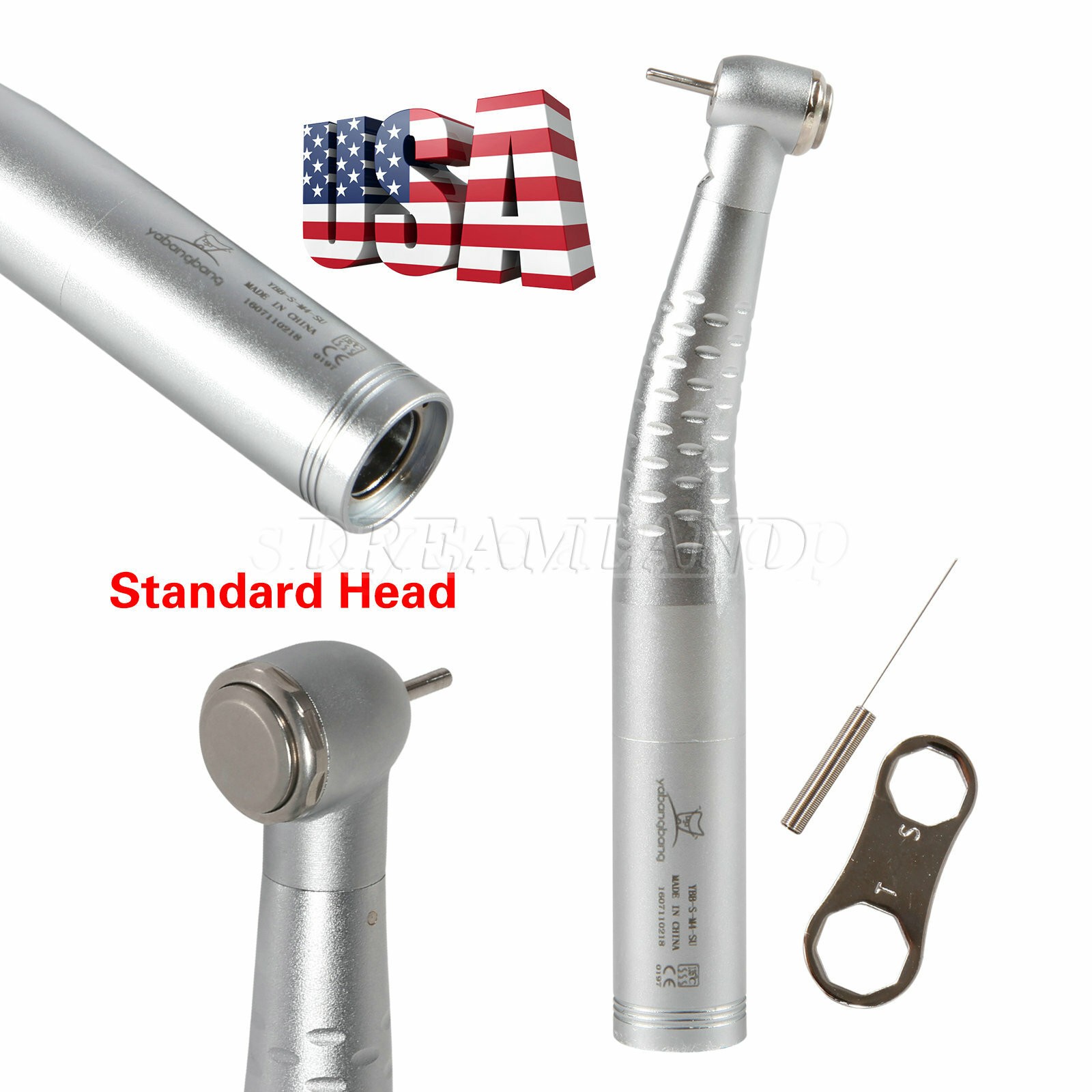 Dental Fiber Optic Turbine Handpiece fit KaV cavo LED 4/6Hole Quick Coupling YB6