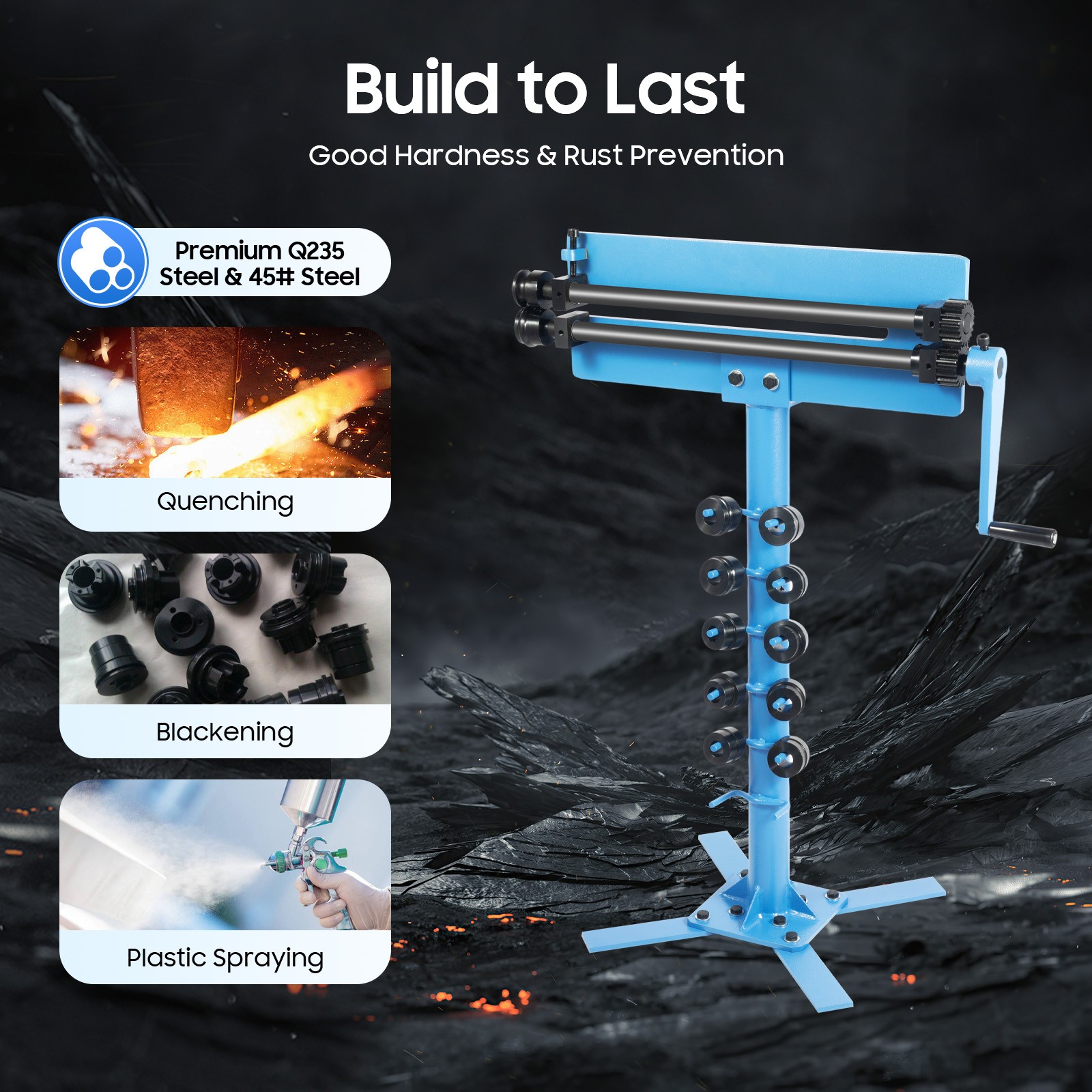 Manual Bead Roller Sheet Metal Bead Roller Set Multifunctional Bending Machine