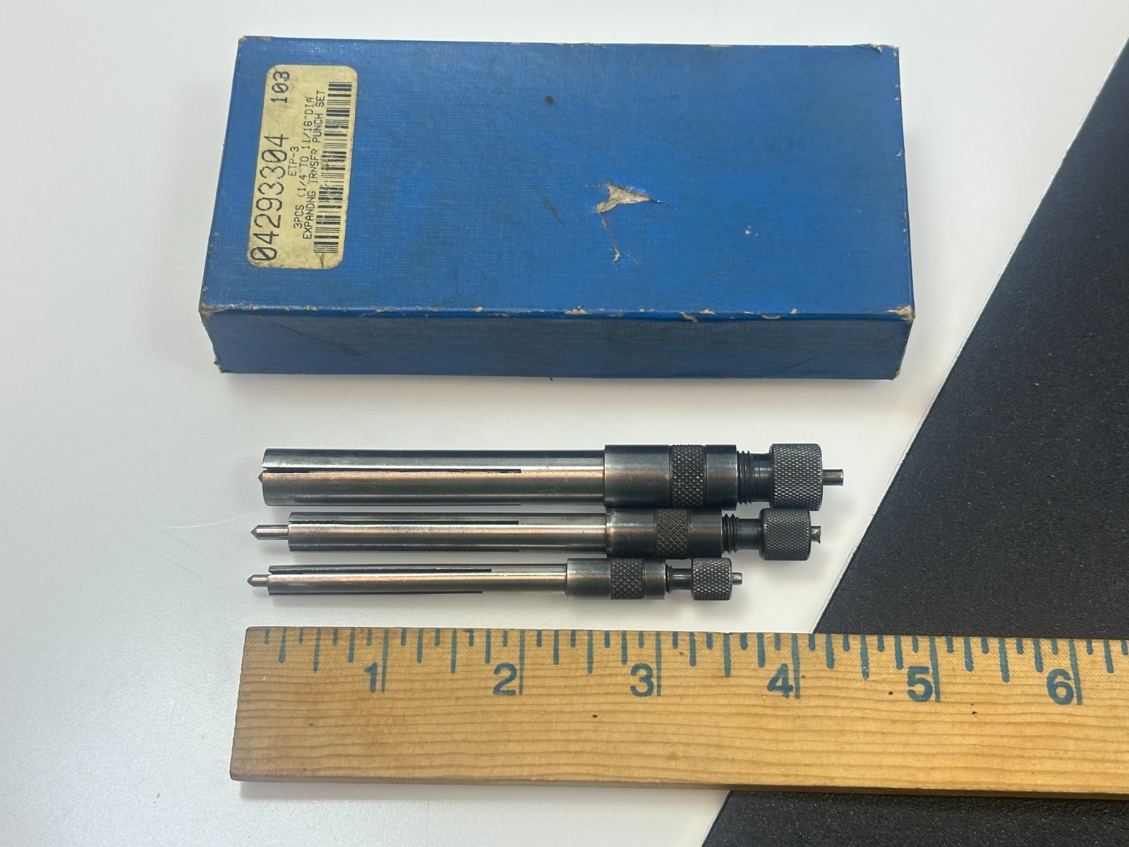 Value Collection ETP-3 3pc 1/4-11/16 Diameter Expanding Transfer Punch Set
