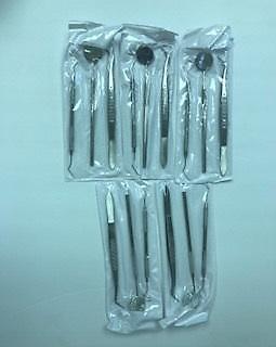 5 Kits Dental Basic Examination Set (15pcs) High Quality