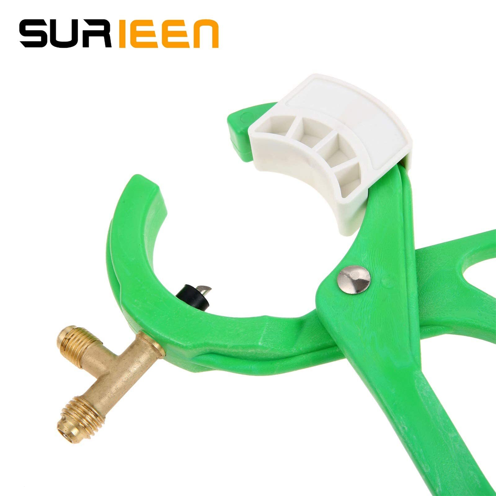 R134A R12 Side Can Tap, 3-in-1 Side Mount Can Tap Valve, 1/4» SAE 1/2» Thread