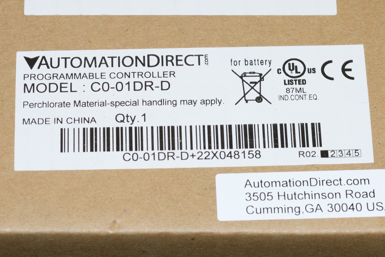 AutomationDirect Programmable Controller Module, C0-01DR-D – New. Factory sealed