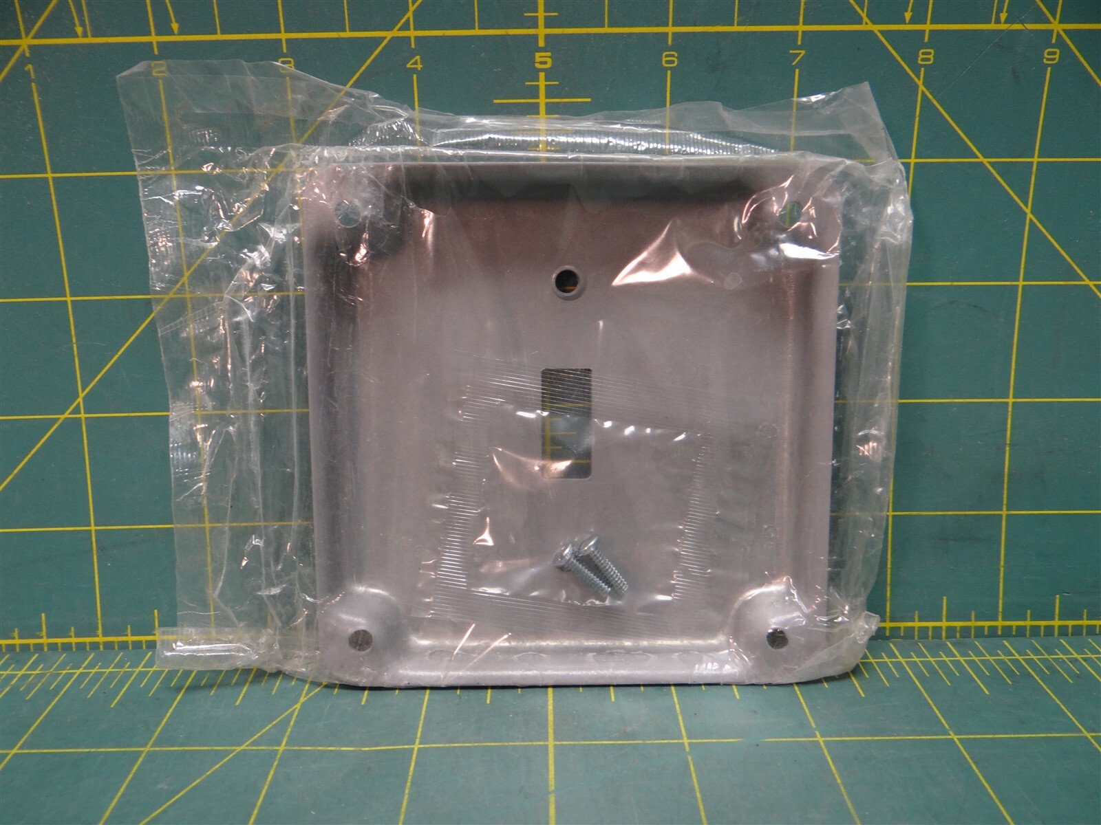MULBERRY 11401 4″ Raised SWITCH COVER Steel Finish Powder Coated w/ Hardware