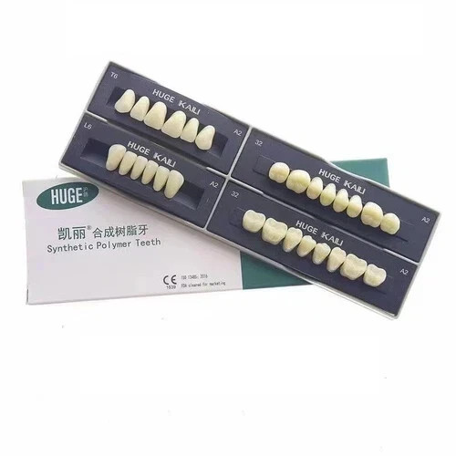 28Pcs Resin Dental Temporary Upper&Lower Acrylic Denture Teeth Full Set A1/A2/A3