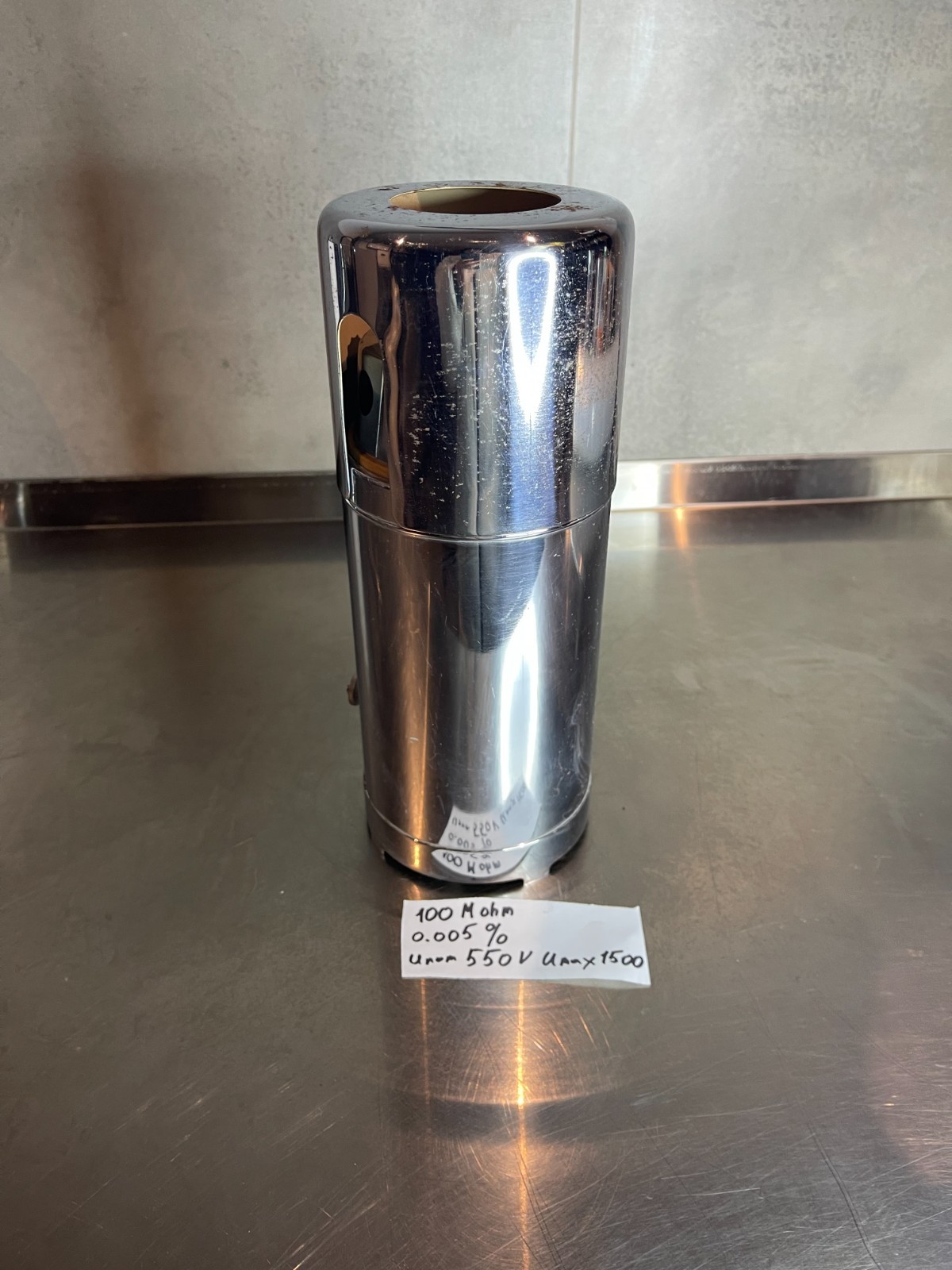 100 Mohm 100 MΩ Resistance Standard Resistor Calibrator Accuracy 0.005% Tested