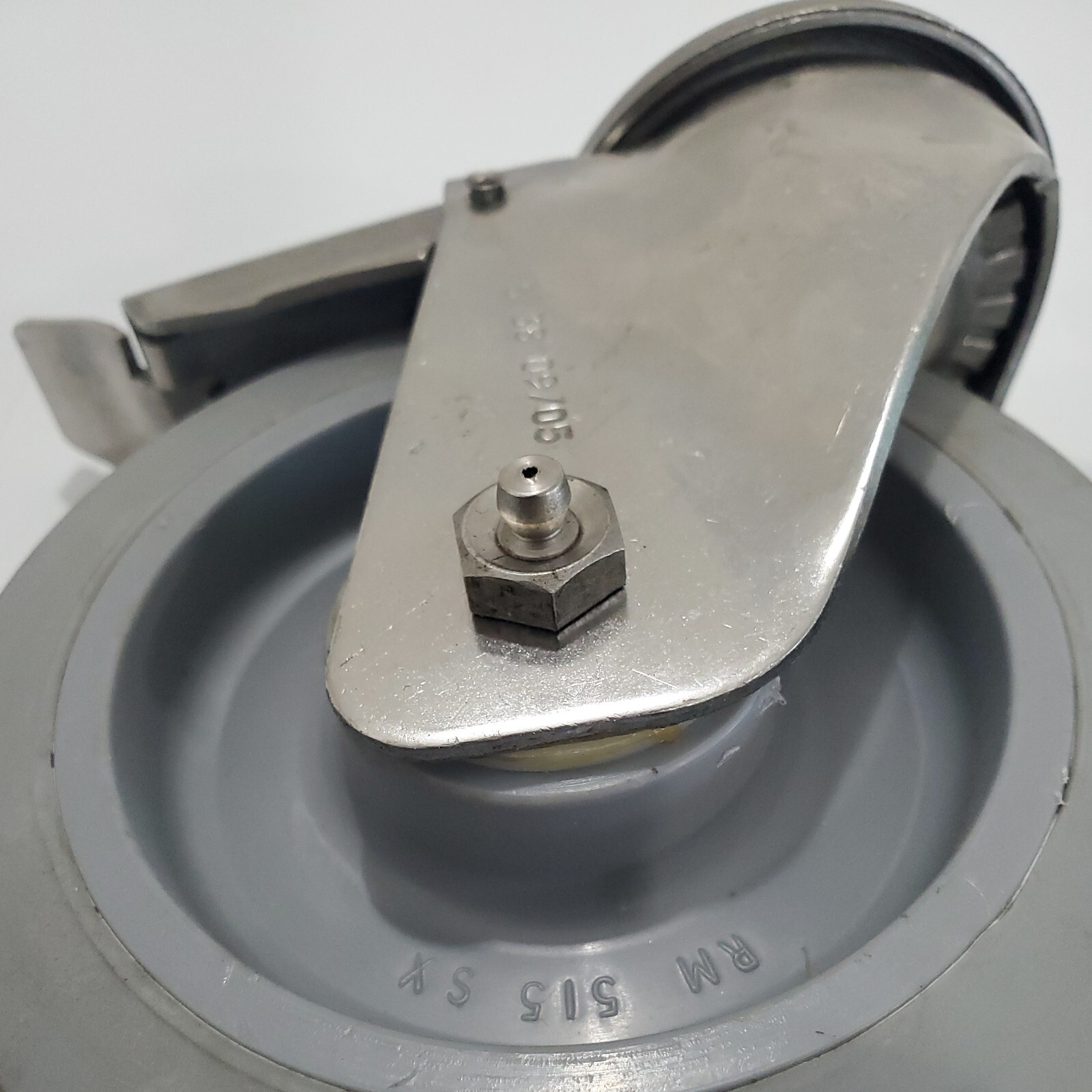 *NEW* LOT OF 2 Steel Swivel 5″ Caster S 38 09/0 RM 515 SX w/ Brakes + Warranty!