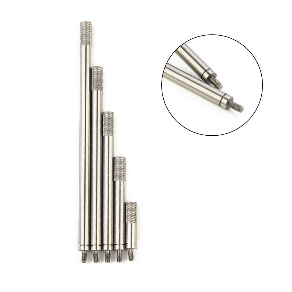 5pcs/Set Dial Digital Indicator Extension Stem Rod M2.5 20 40 60 80 100mm Kit