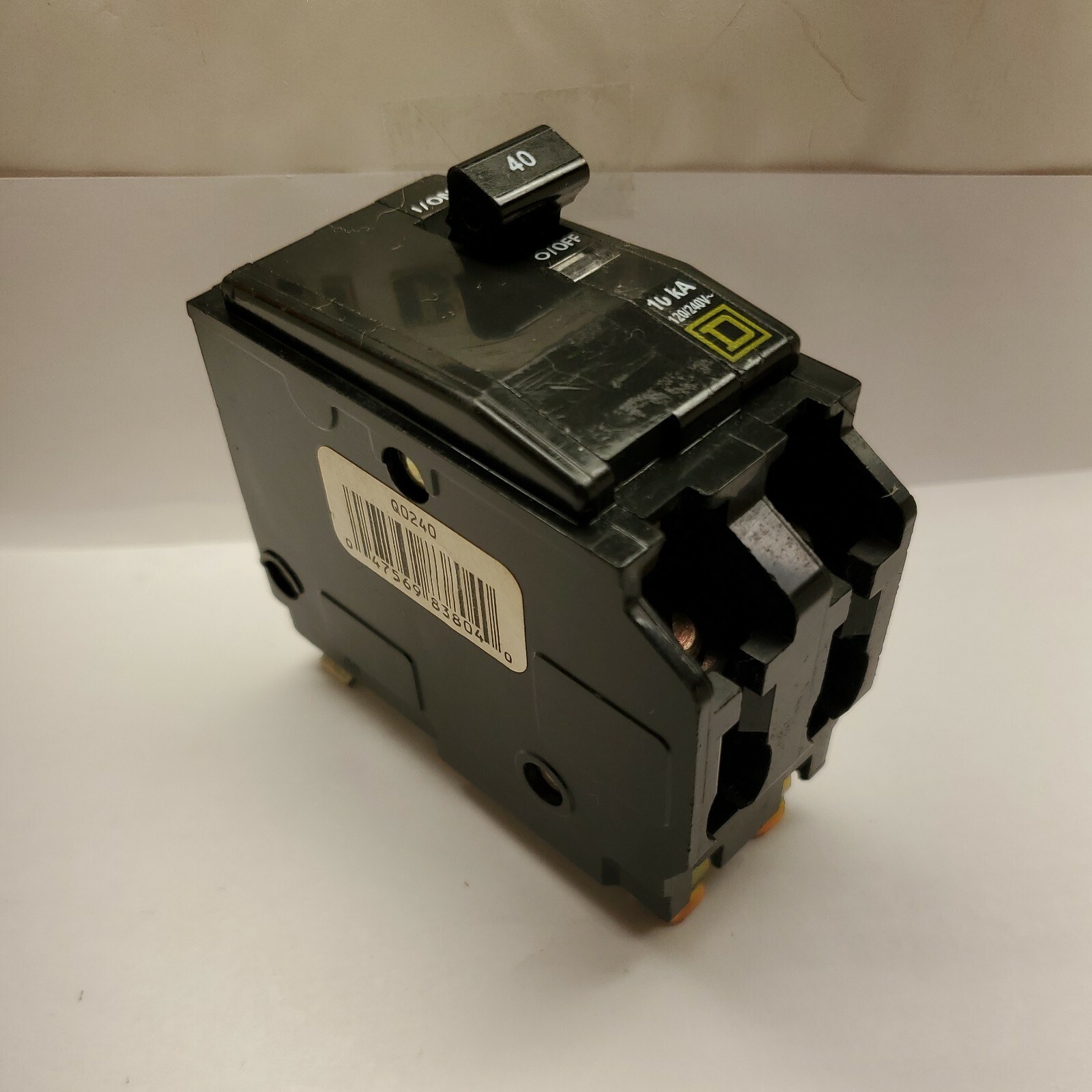 Square D QO240CP Circuit Breaker – 40 A, 2 Pole, 120/240 VAC