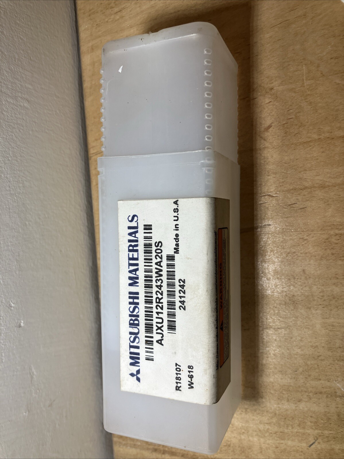 Mitsubishi Materials 241242 Indexable Milling Cutter – AJXU12R243WA20S 6.0 OAL