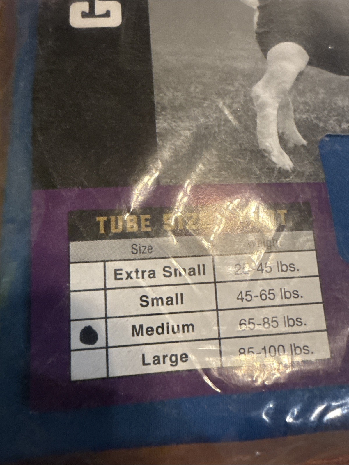 SPANDEX GOAT TUBE Medium 65-85 lb Blue Weaver Livestock Keep Show Goats Clean