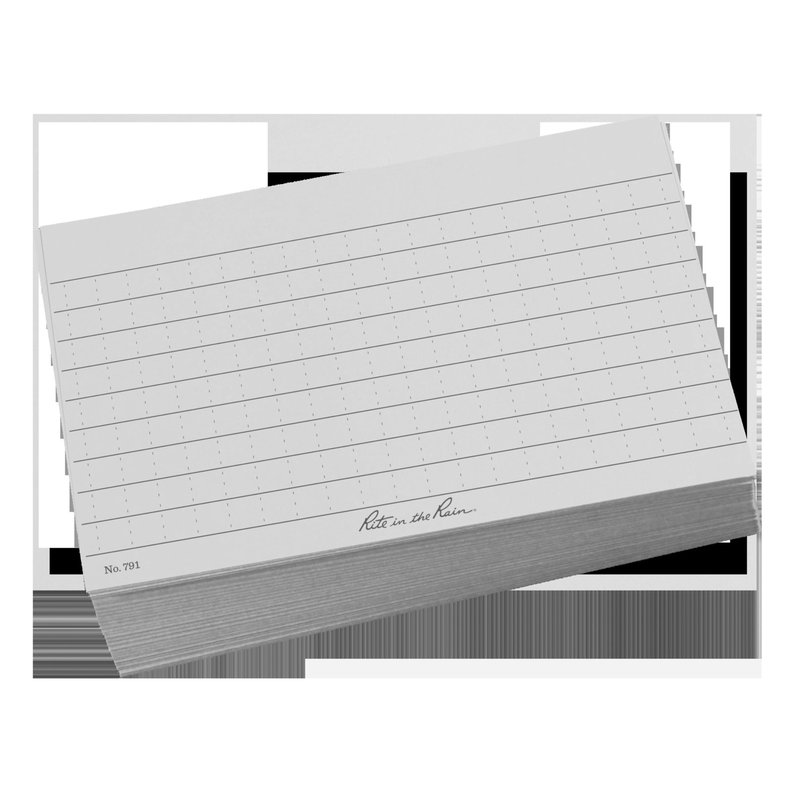 Weatherproof Index Cards, 3 x 5, Universal Pattern, Gray No. 791