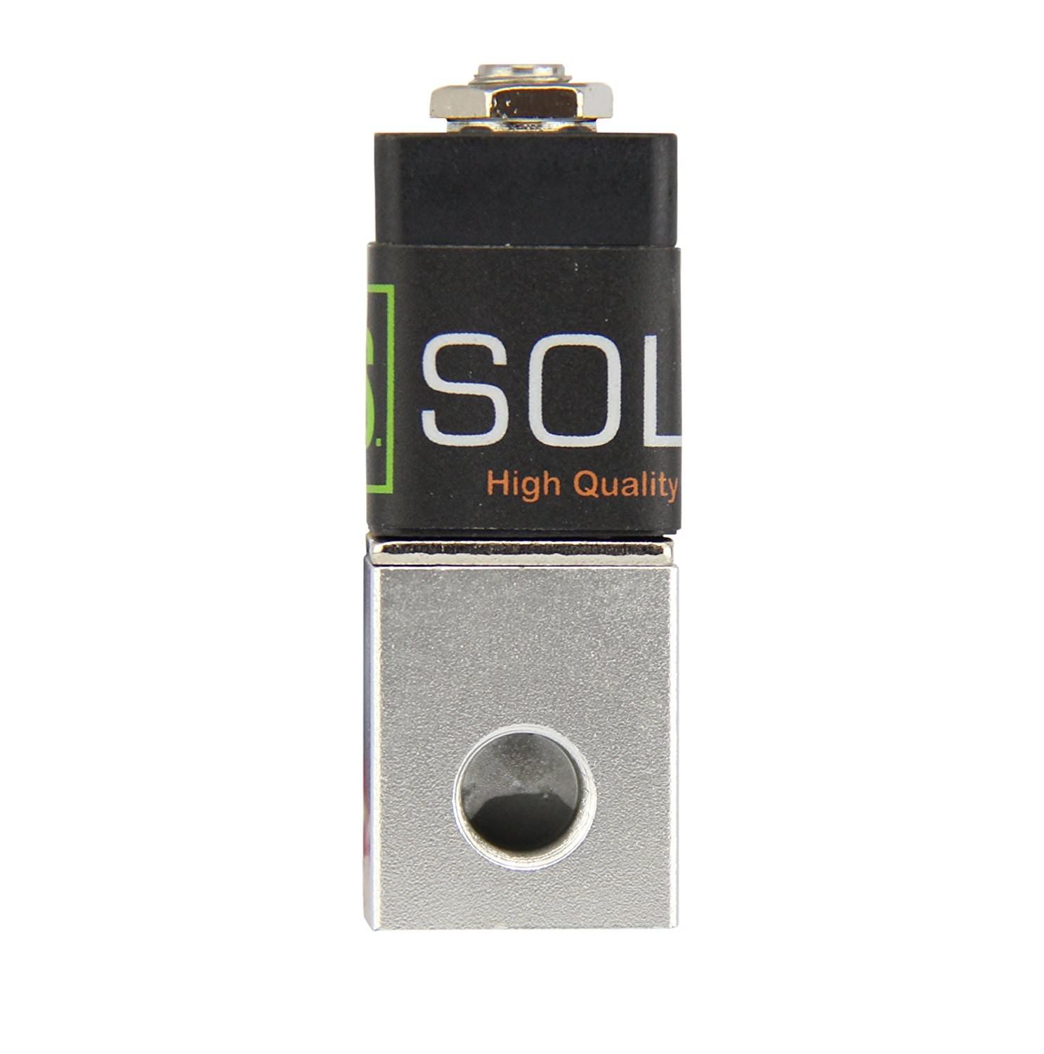 U.S. Solid 1/4″ Pneumatic Electric Solenoid Valve 2 Way 2 Port DC 12V, Air Water