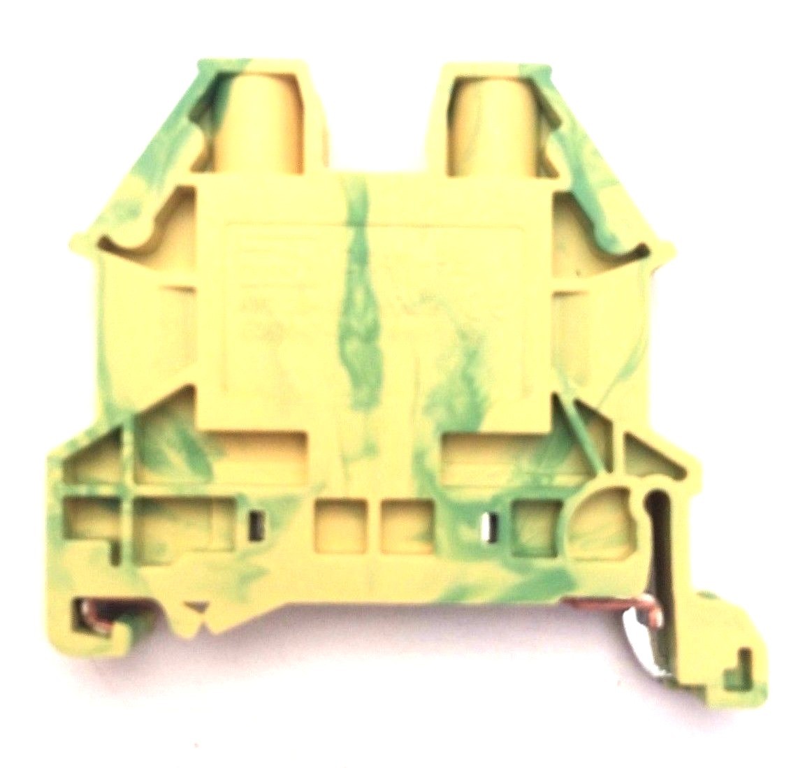 DIN Rail Ground Terminal Blocks 8 Quantity DK4N-PE Dinkle 10 AWG Gauge UL