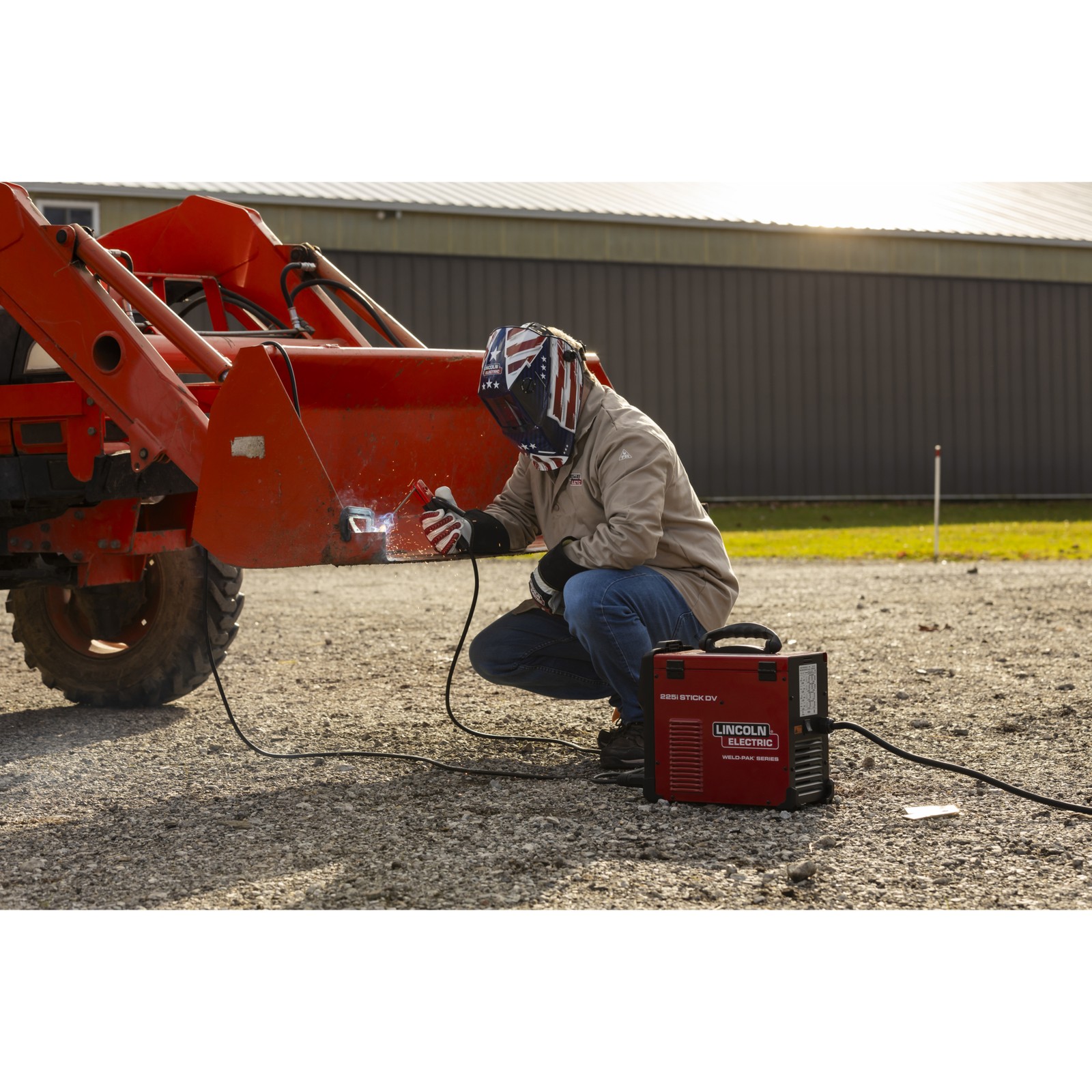 Lincoln Electric Weld-Pak 225i Stick/TIG Welder, Dual Voltage 120/230V, 225 Amp