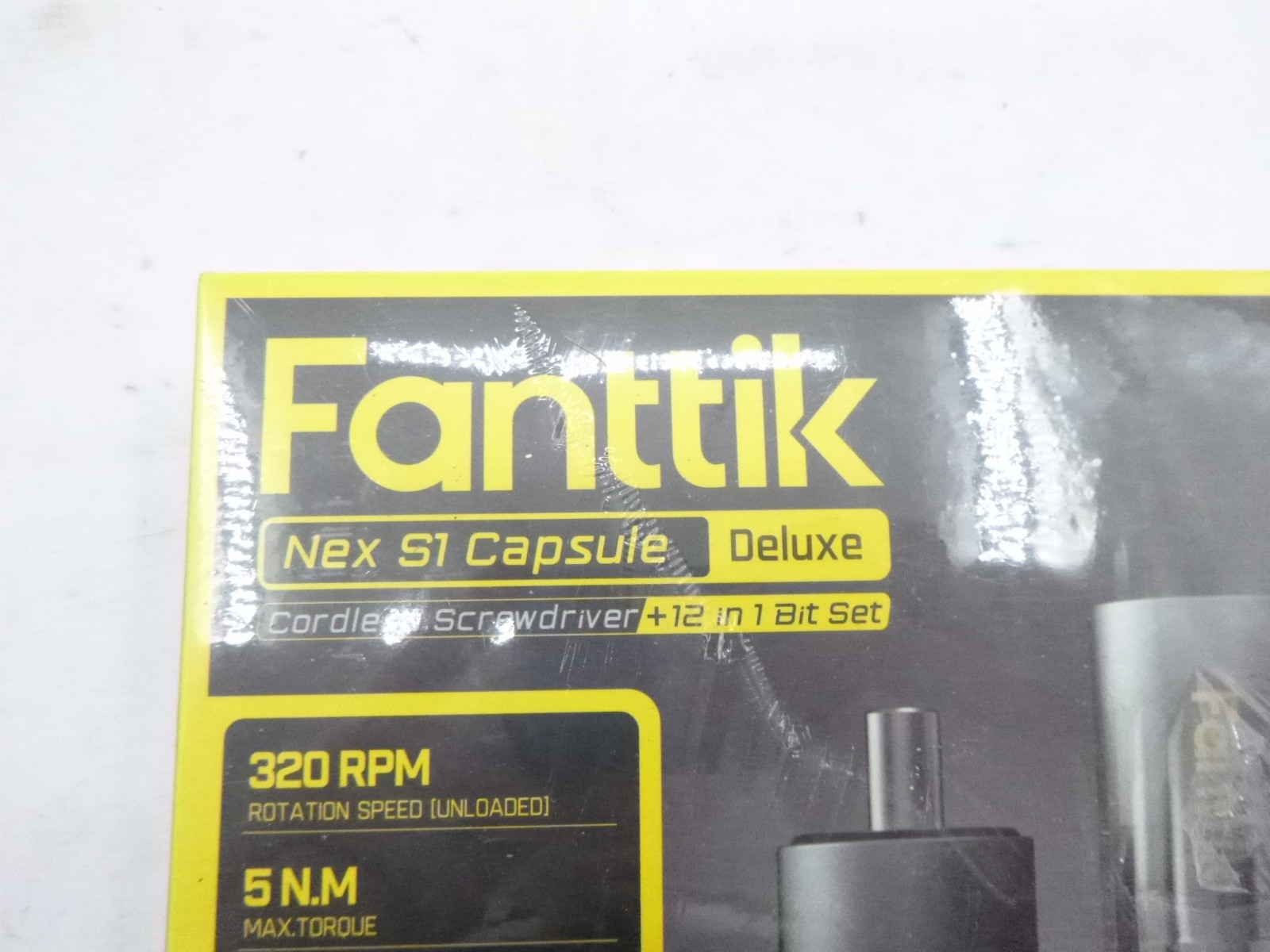 Fanttik Nex S1 Capsule Cordless Screwdriver with Bit Set 320 RPM 850mAh CLS2530