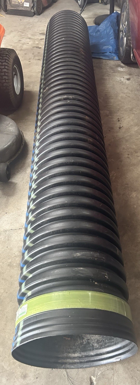 Large Corrugated Plastic Industrial Pipe Heavy Duty Construction Drainage Tube