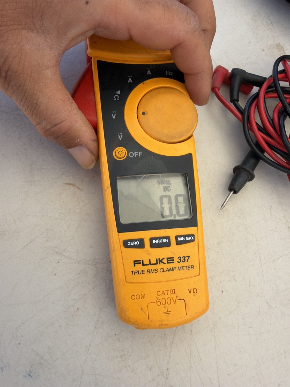 FLUKE 337 TRUE RMS CLAMP METER – With Leads And Case 🔥