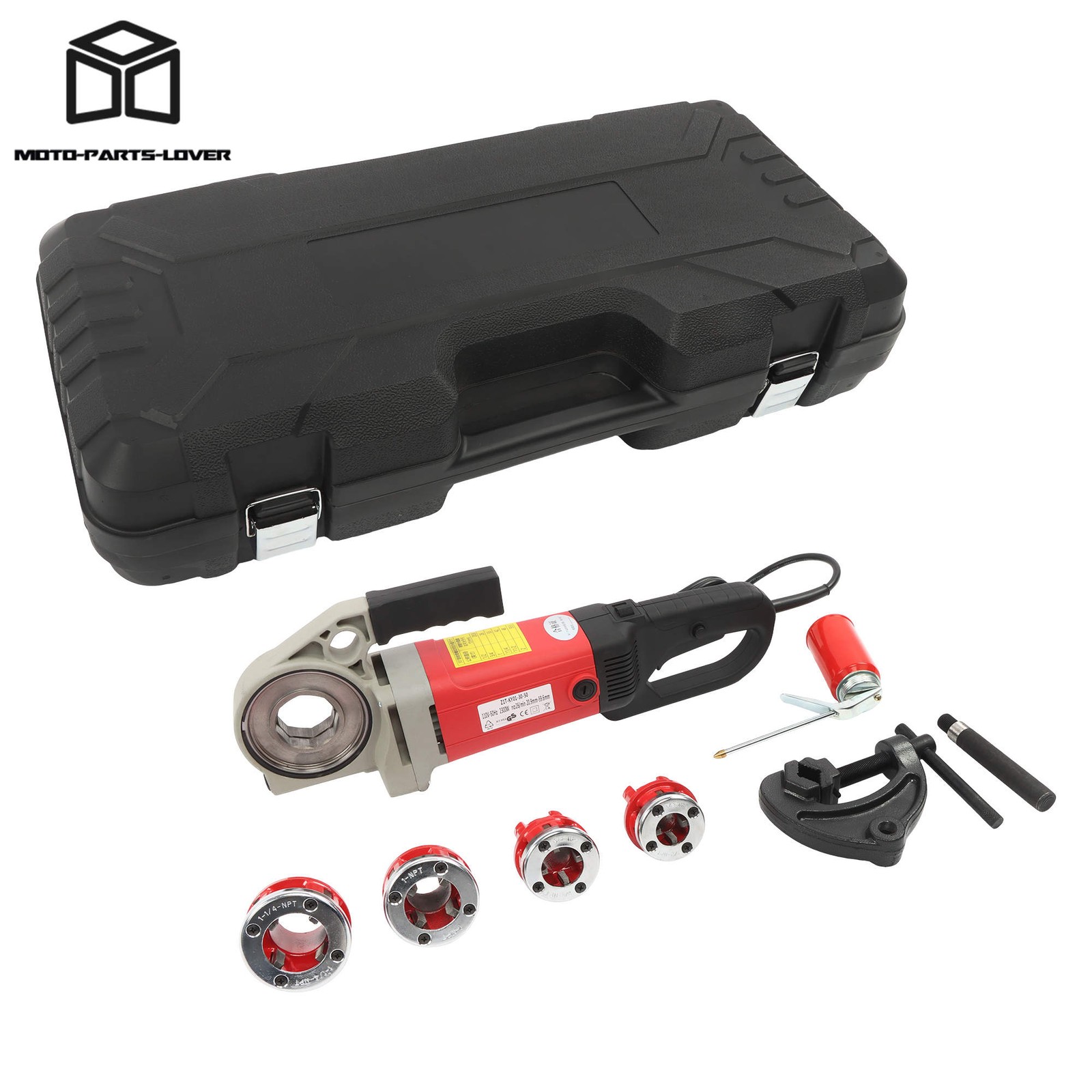 1/2-1-1/4″ Pipe Threader 2300W Electric 4 Blade Portable Threading Machine