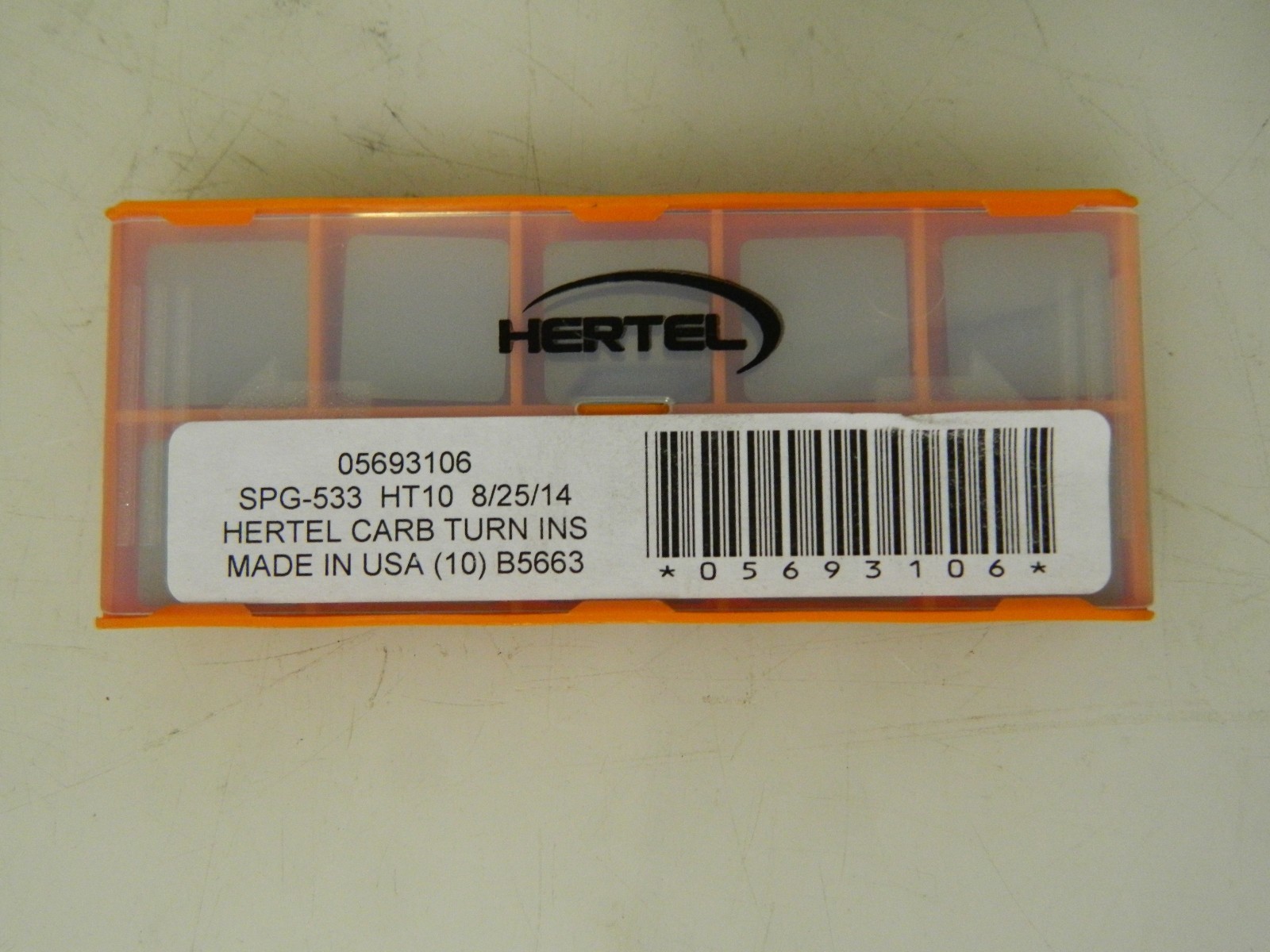 Hertel Carbide Turning Inserts 10 Pack SPG533 Grade HT10 05693106