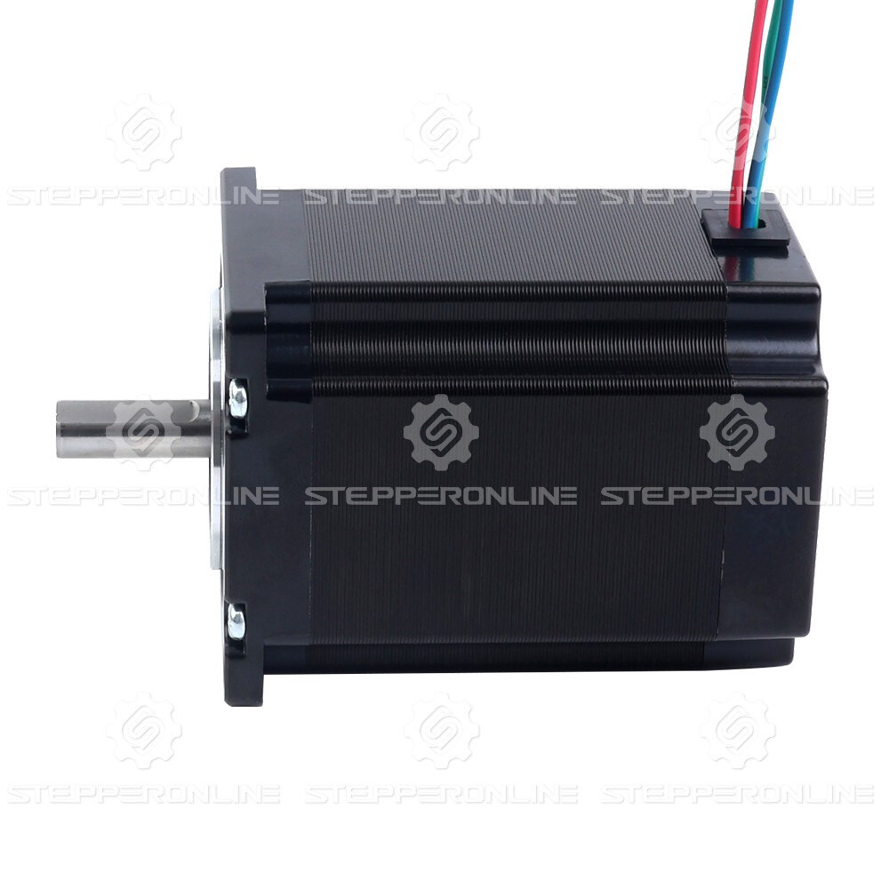 STEPPERONLINE Nema 23 Stepper Motor 1.9Nm(269oz.in) 2.8A 76.5mm Φ8mm Shaft CNC