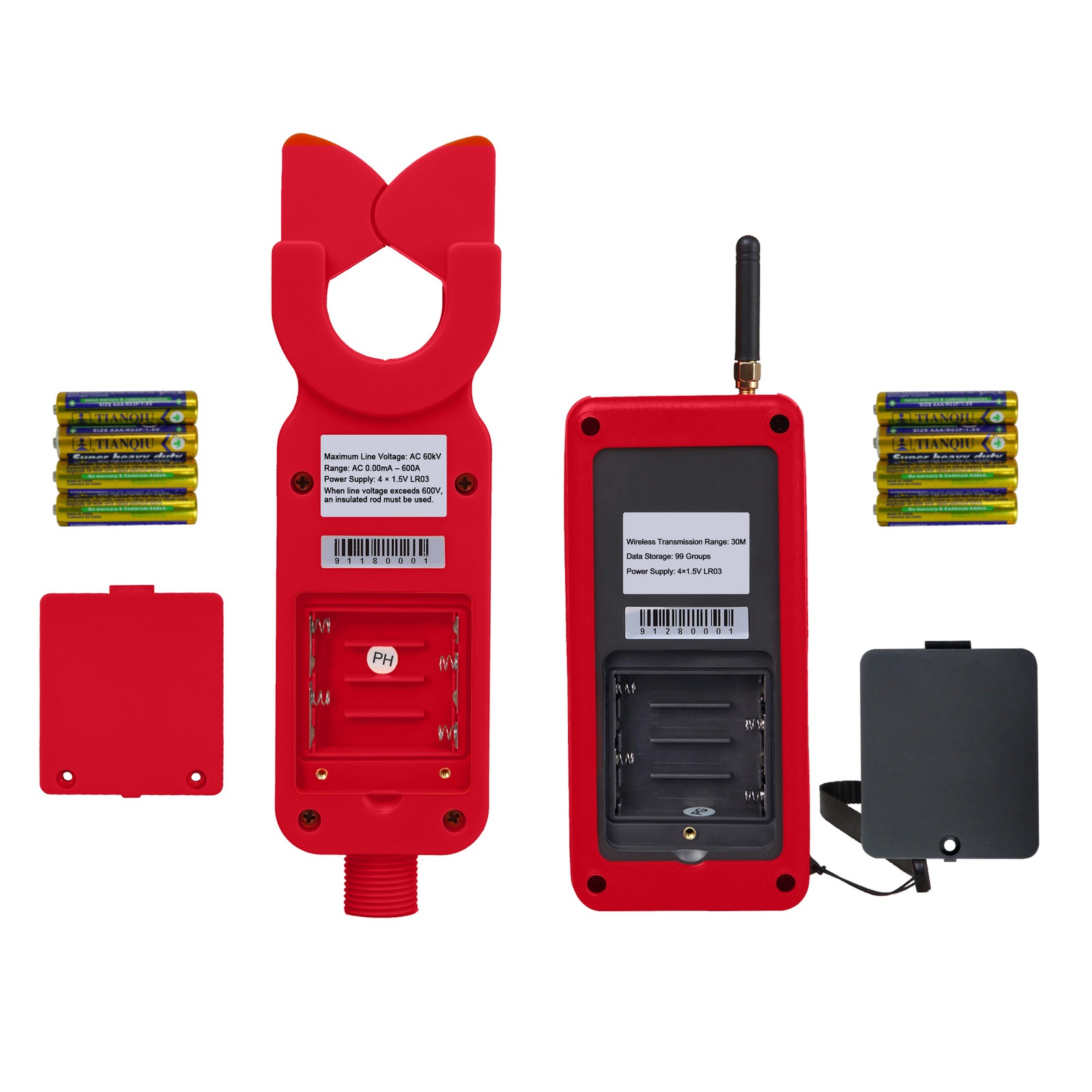 EM9100B H/L Voltage Clamp Current Meter 0.00mA ~ 600.0A New