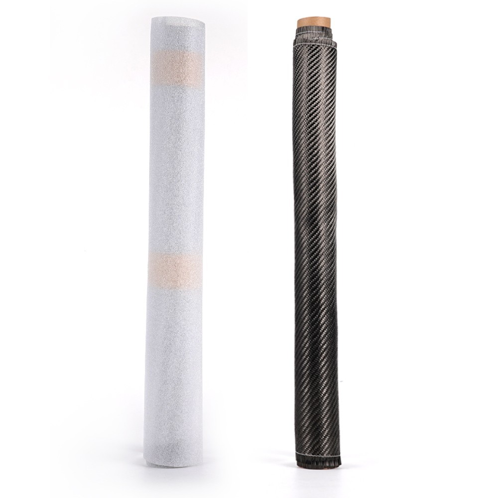 4.9ft x 7.87″ Carbon Fiber Roll Structural Reinforcemen Carbon Fiber Cloth Black