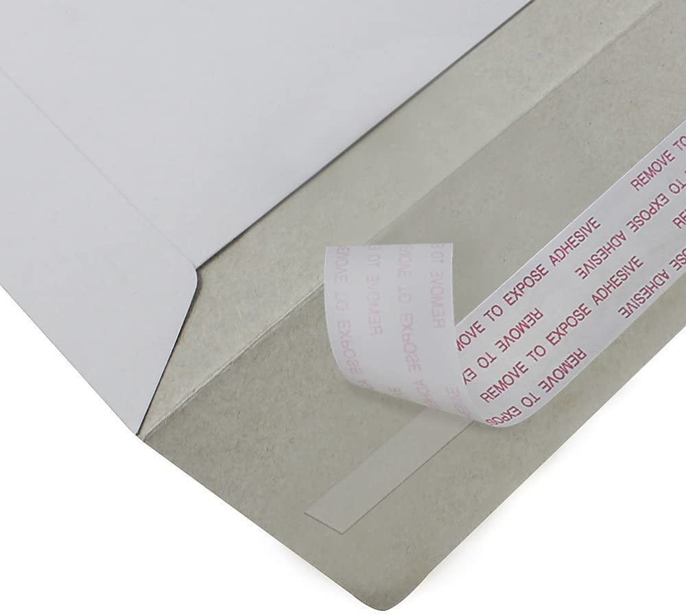 30 6.5 X 4.5 Rigid Photo Mailers Stay Flats White Cardboard Self Seal