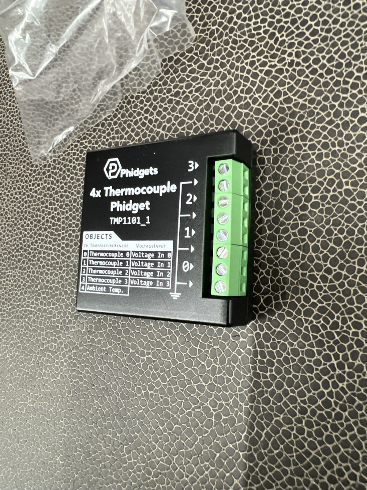 Phidgets TMP1101_1 4x Thermocouple Phidget TC Temperature Sensors 4X Module NOS