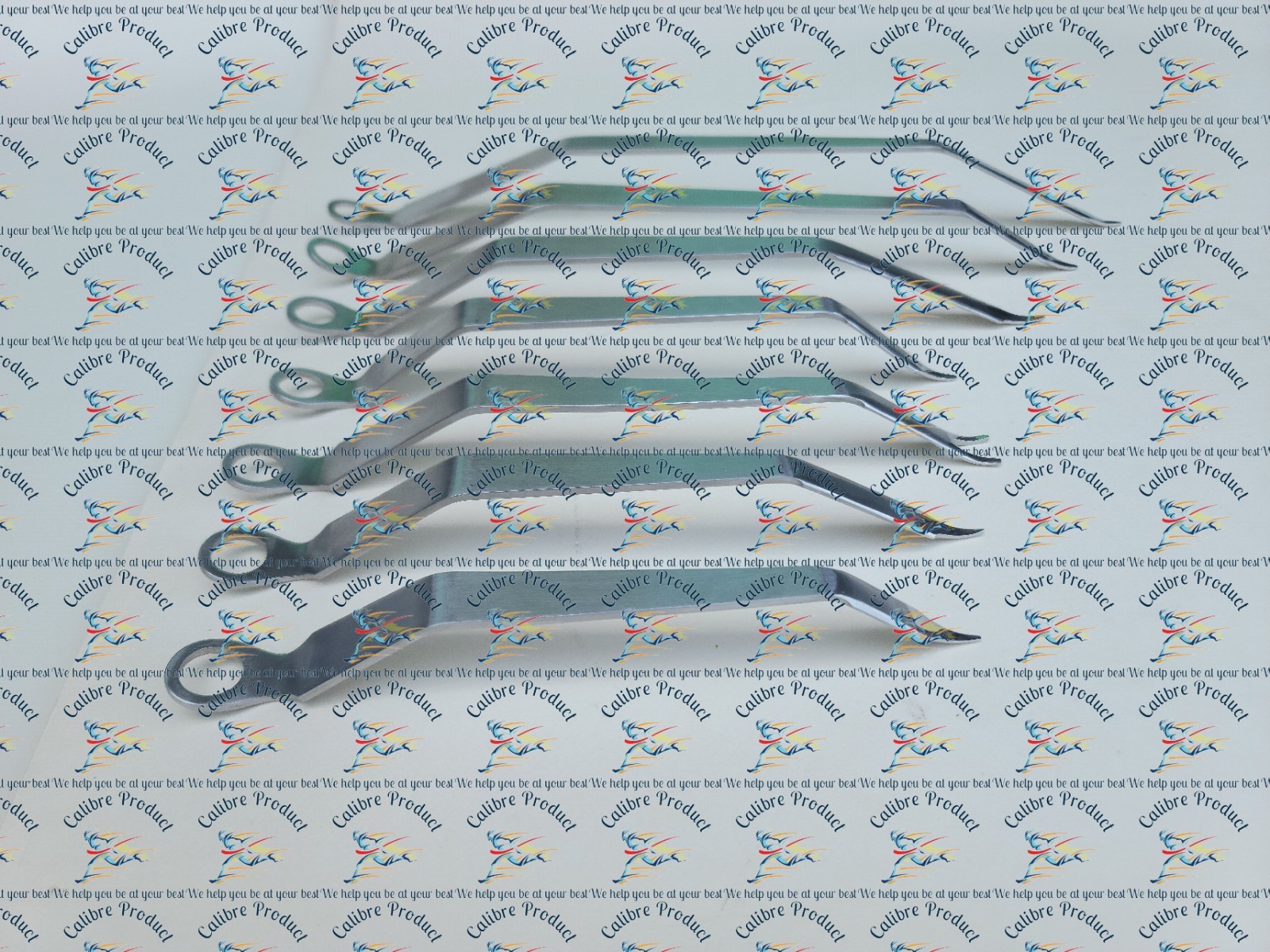 Minimally Invasive Total Hip Surgery Double Bend Retractors Set Of 7 Orthopedic