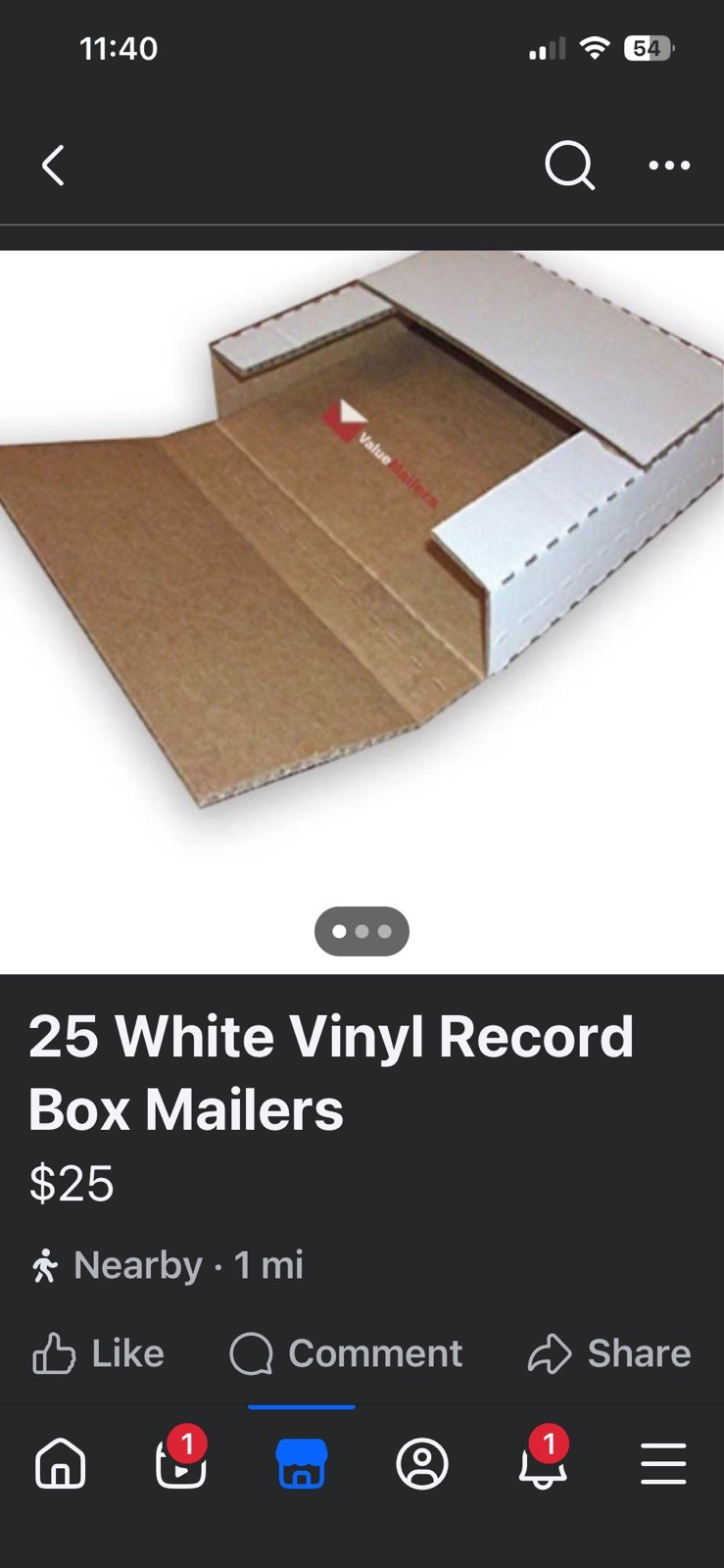 25 LP Premium Vinyl Record Album Mailer Book Box Mailers 12.5″ x 12.5″ x 1”