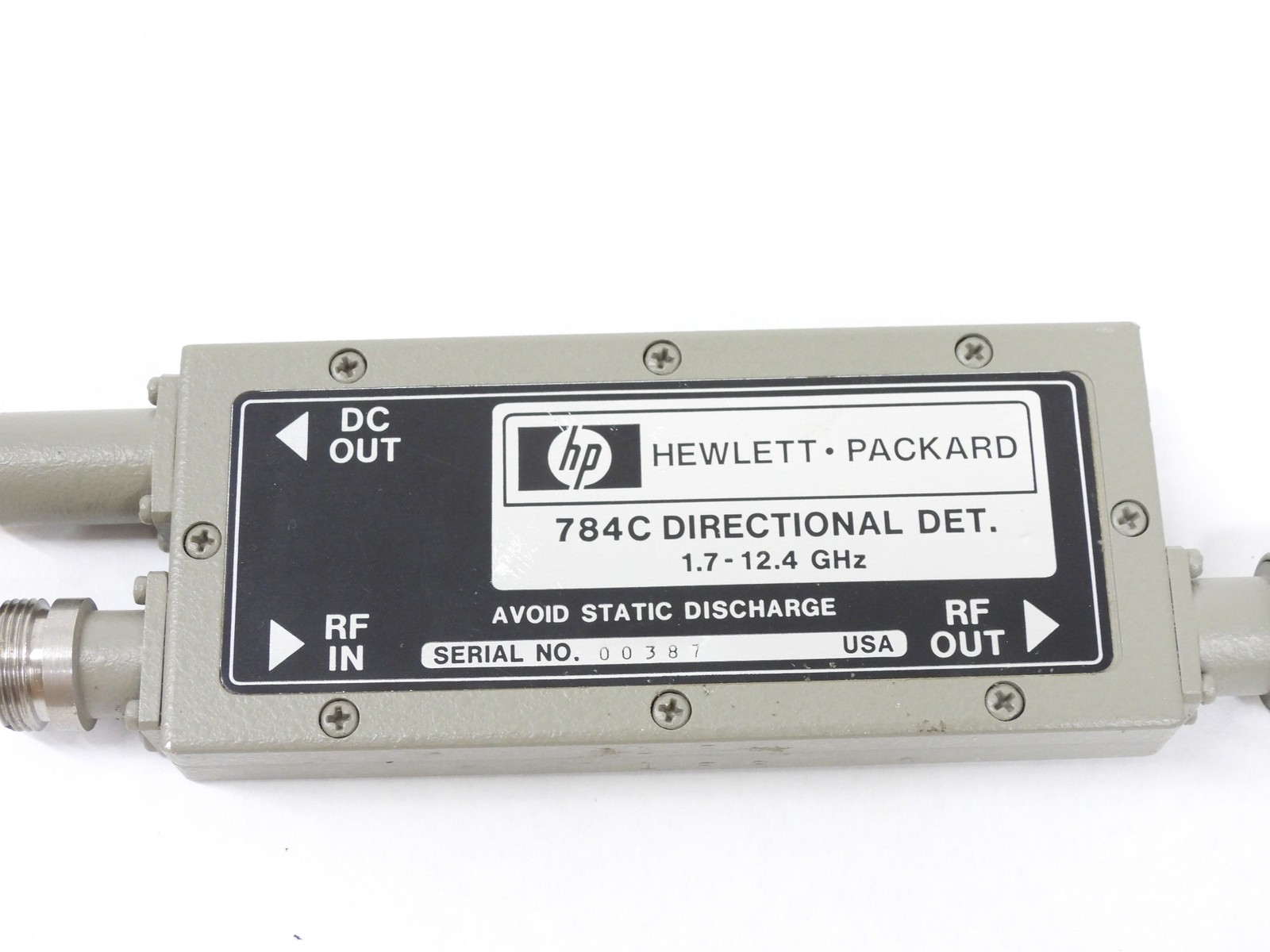 HP 784C Directional Detector 1.7-12.5GHz (untested, free returns)