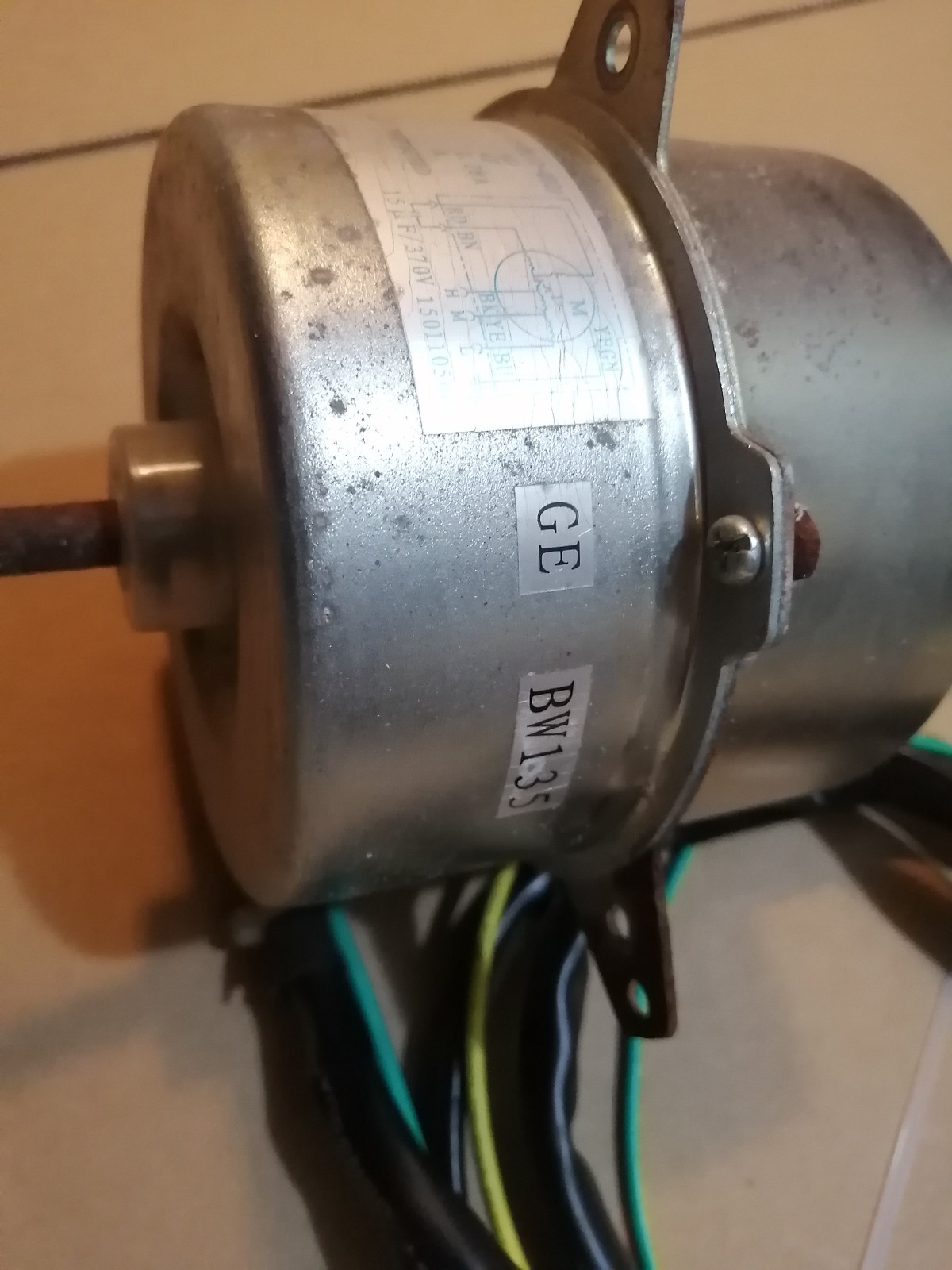 GE CJ75W Air Conditioner Fan Motor YY095-954PL02-002/ BW135