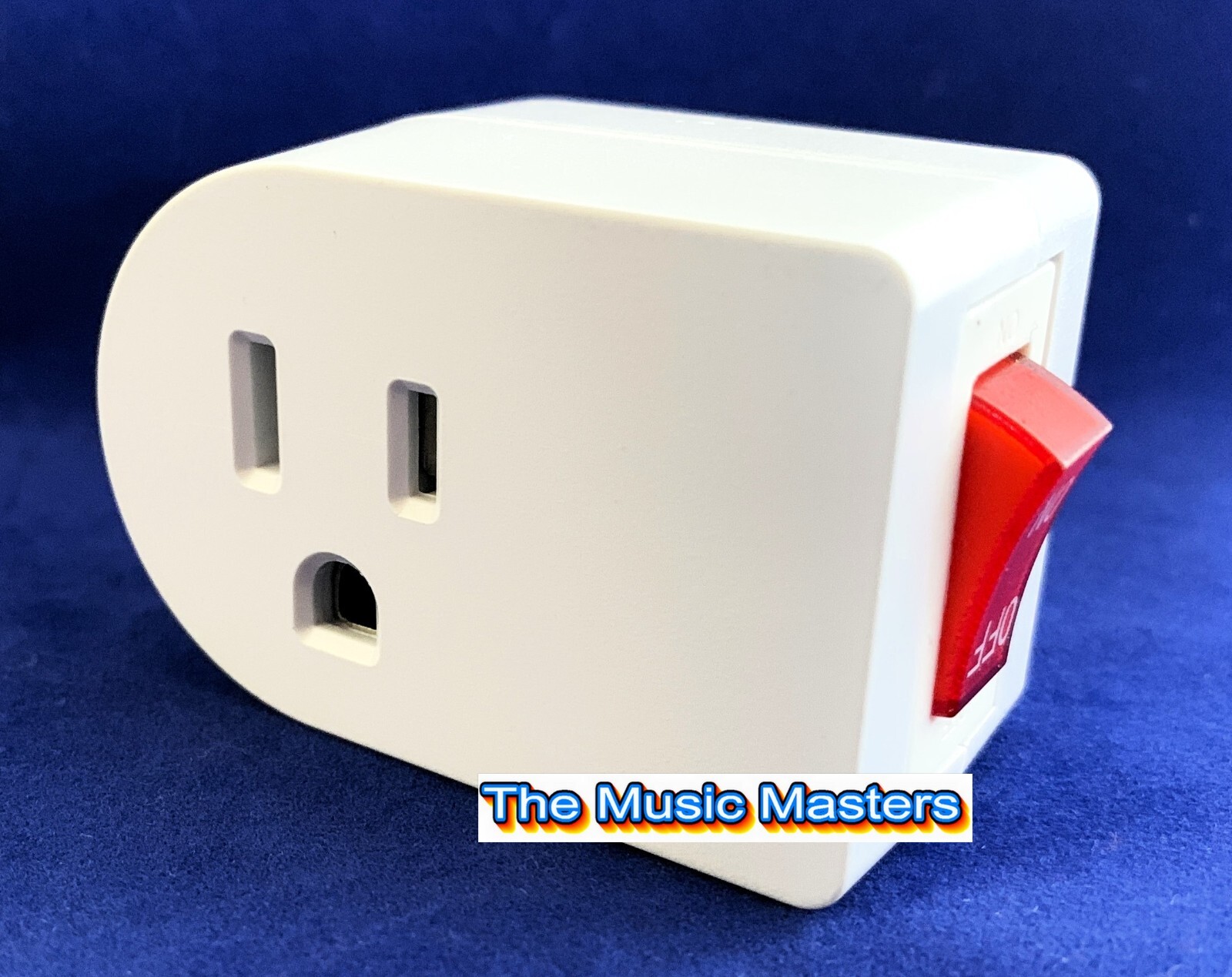 6X Grounded On/Off LIGHTED POWER SWITCH Single AC Wall Plug Electrical Outlet