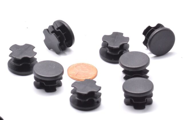 Bar Stool Feet for 1″ OD Tubing Legs Non Marring Fits inside 1″ OD Tubing
