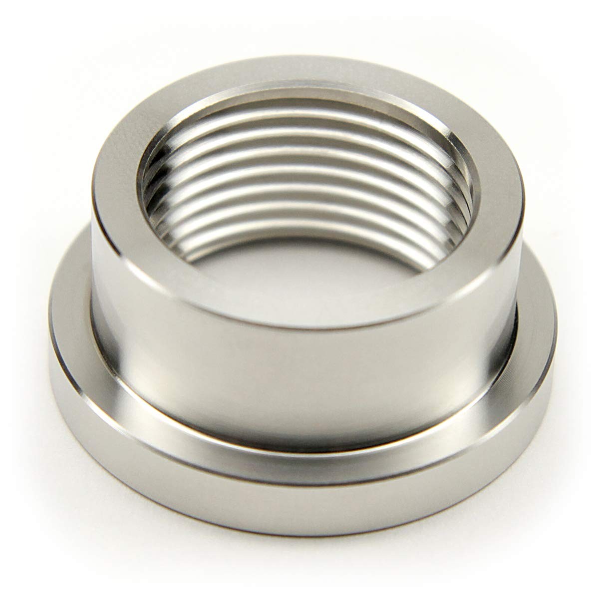 3/4” NPT Female Weld Bung – 304 Stainless Steel Stepped 3/4″, Clear