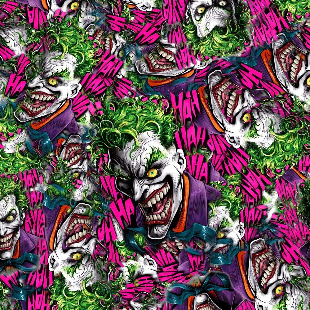 Joker 43 – 16″ x 48″ Hydrographic Film Hydro Dipping