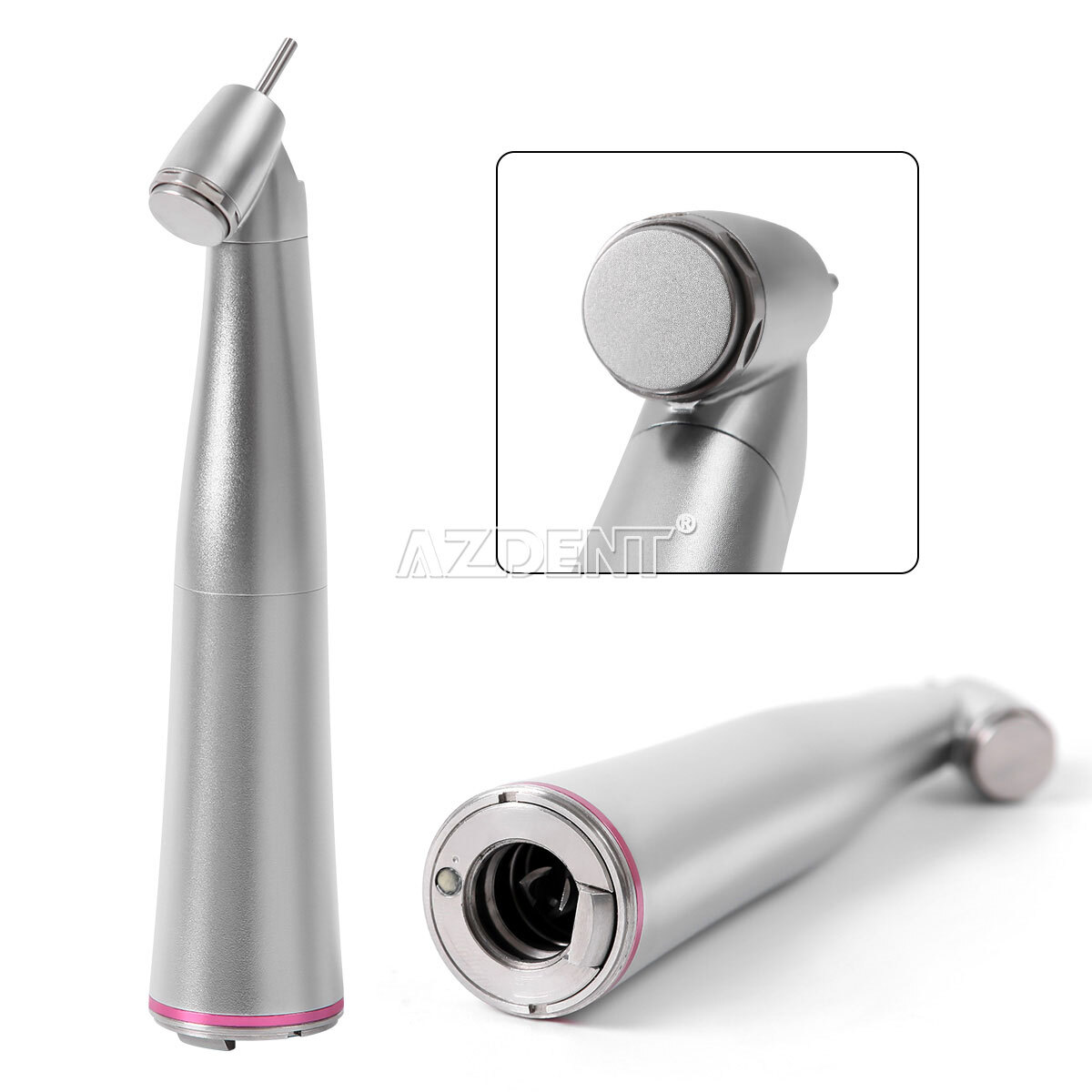 AZDENT Dental Optic Fiber 1:4.2 increasing Handpiece 45°Angle Fit FG 1.6mm