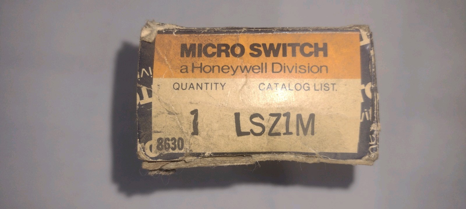 Micro Switch LSZ1M Limit Switch, NOS, In Original Box