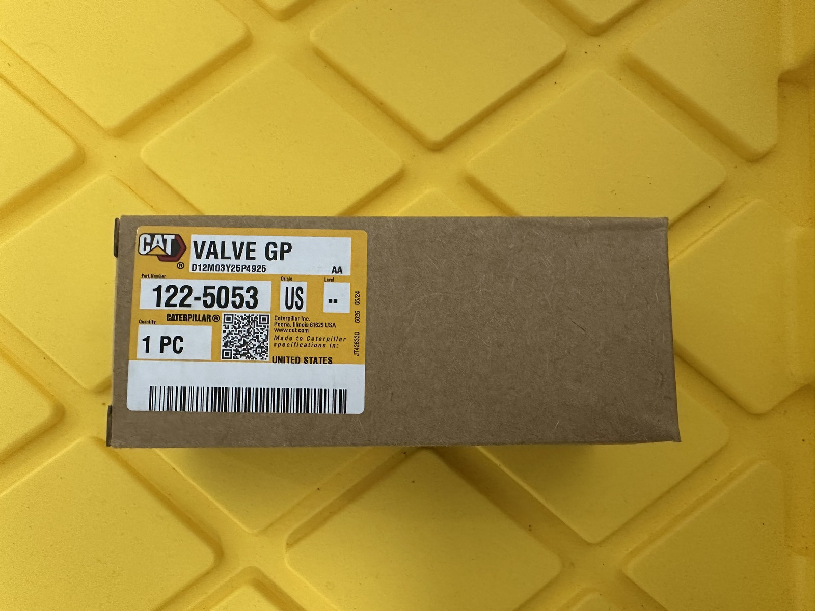 1225053 – VALVE GP 12 VOLT. CAT 122-5053