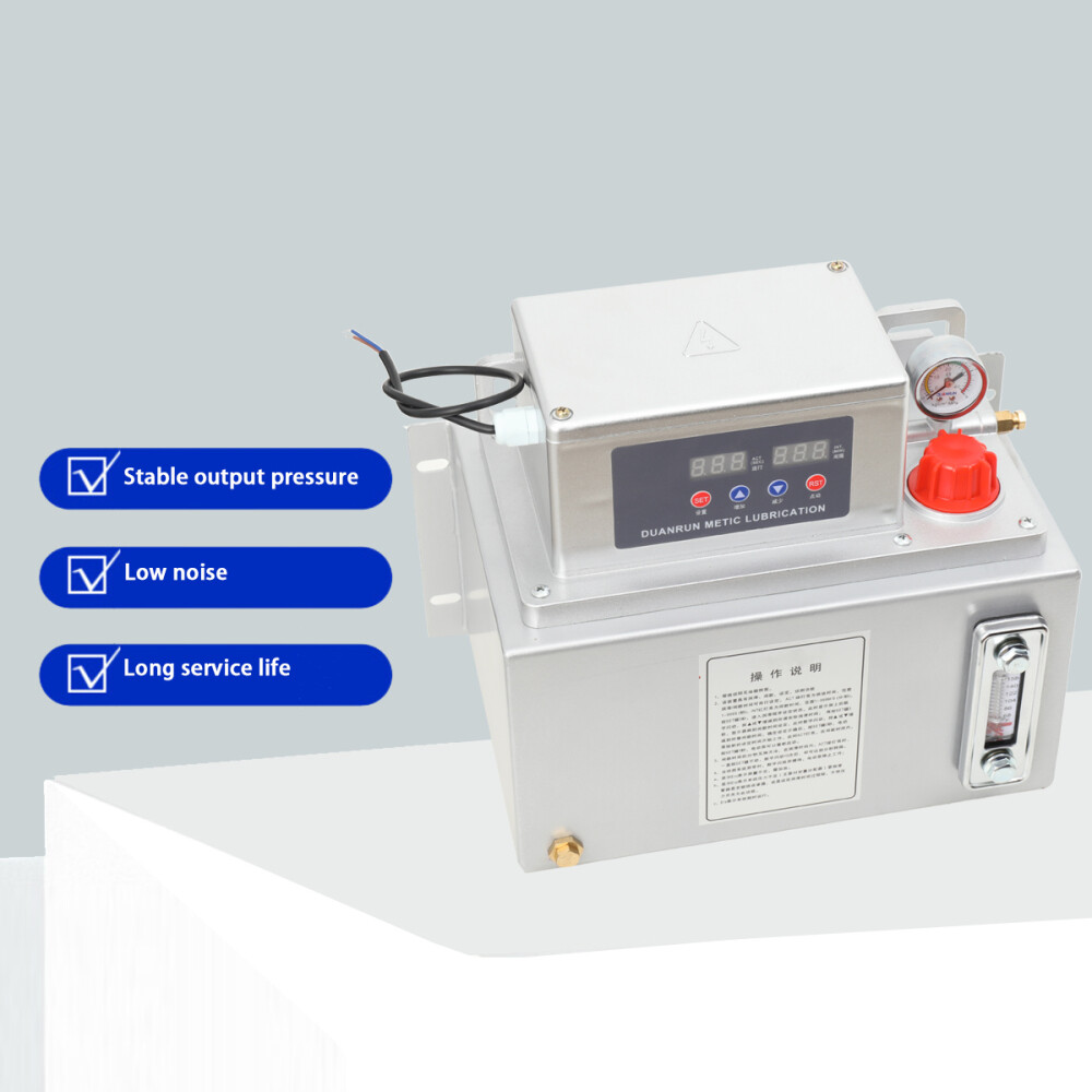 8L 25W Automatic CNC Electric Digital Display Lubrication Pump 150ml/min