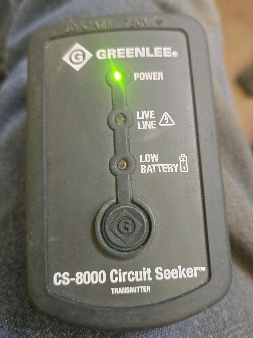 Greenlee CS-800 Circuit Seeker – Receiver & Transmitter & Leads
