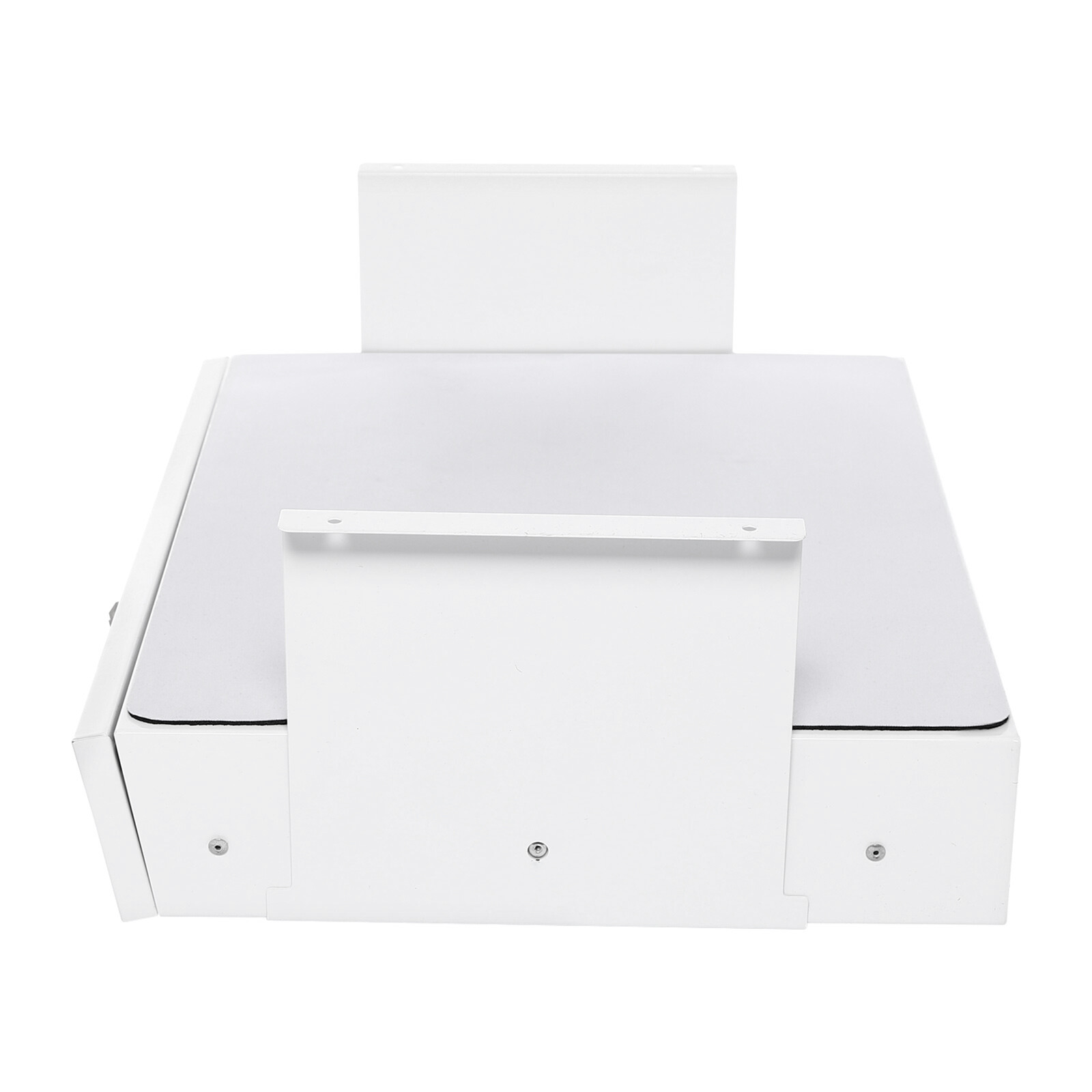 Under Desk Pull-out Drawer Storage Tray with Lock for Desk Organization Office