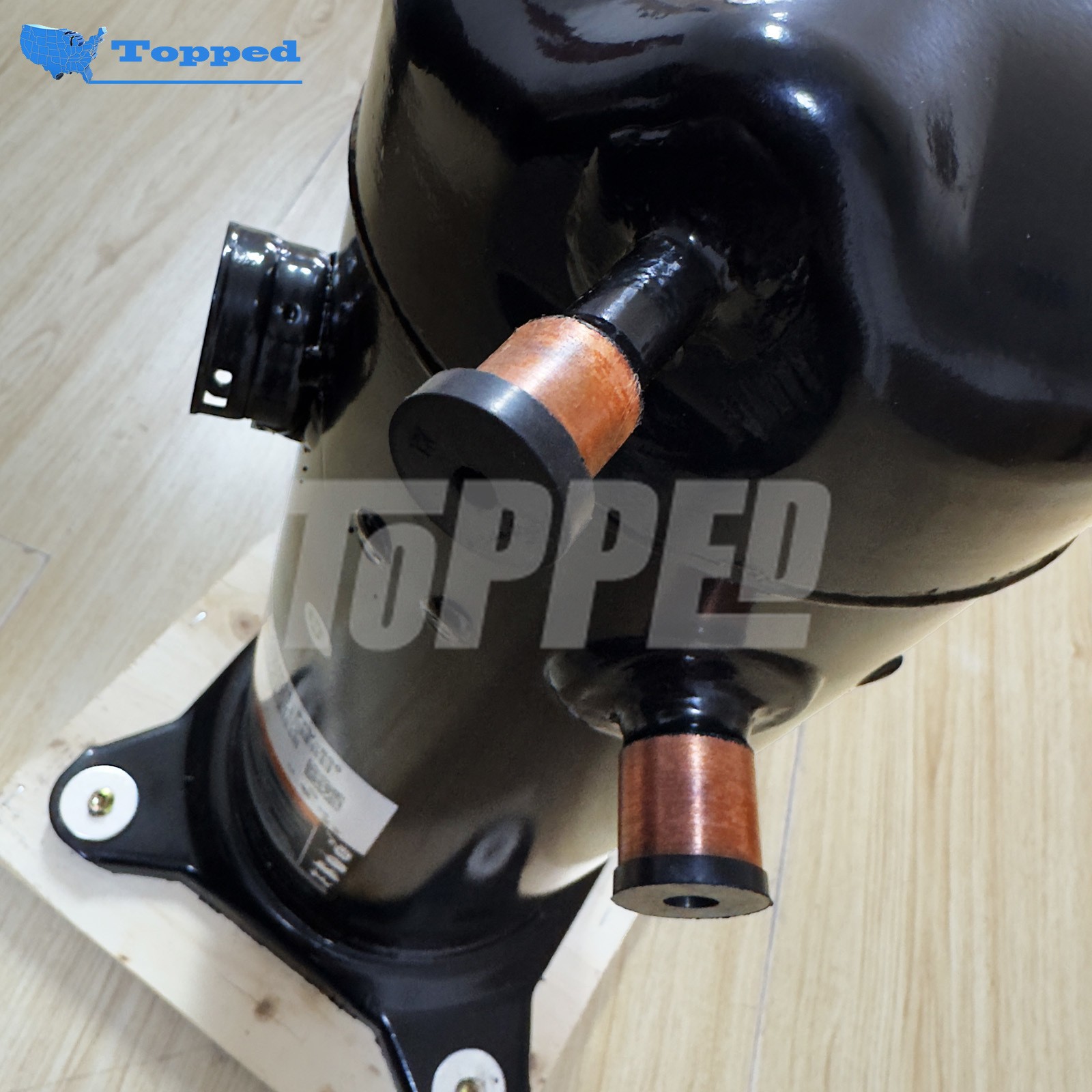 New Scroll Compressor 208-230V 3PH 4.5 Tons R-22 for Copeland ZR54K5E-PFV-800